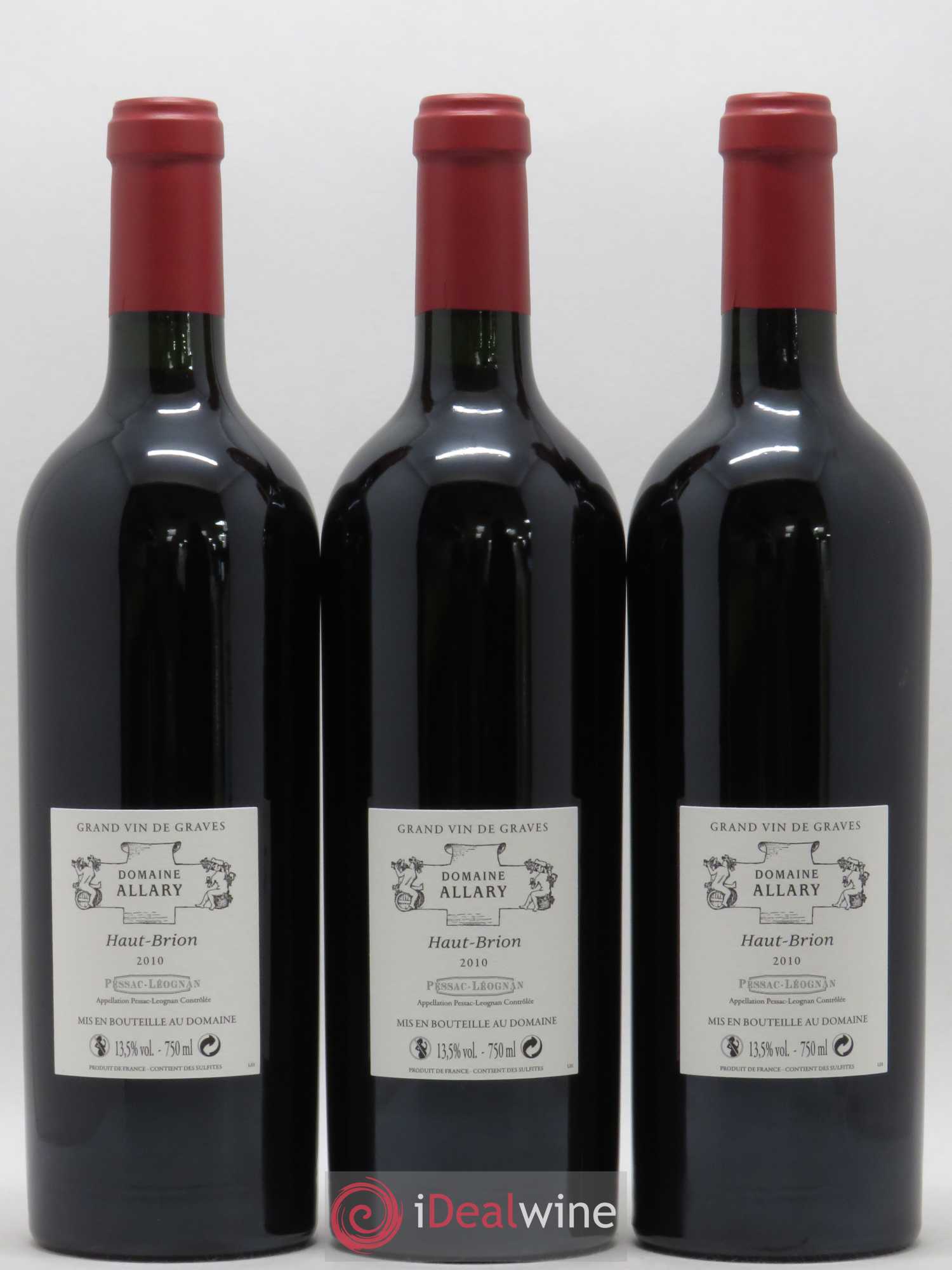 Domaine Allary Haut-Brion 2010 - Lot de 12 bouteilles - 6