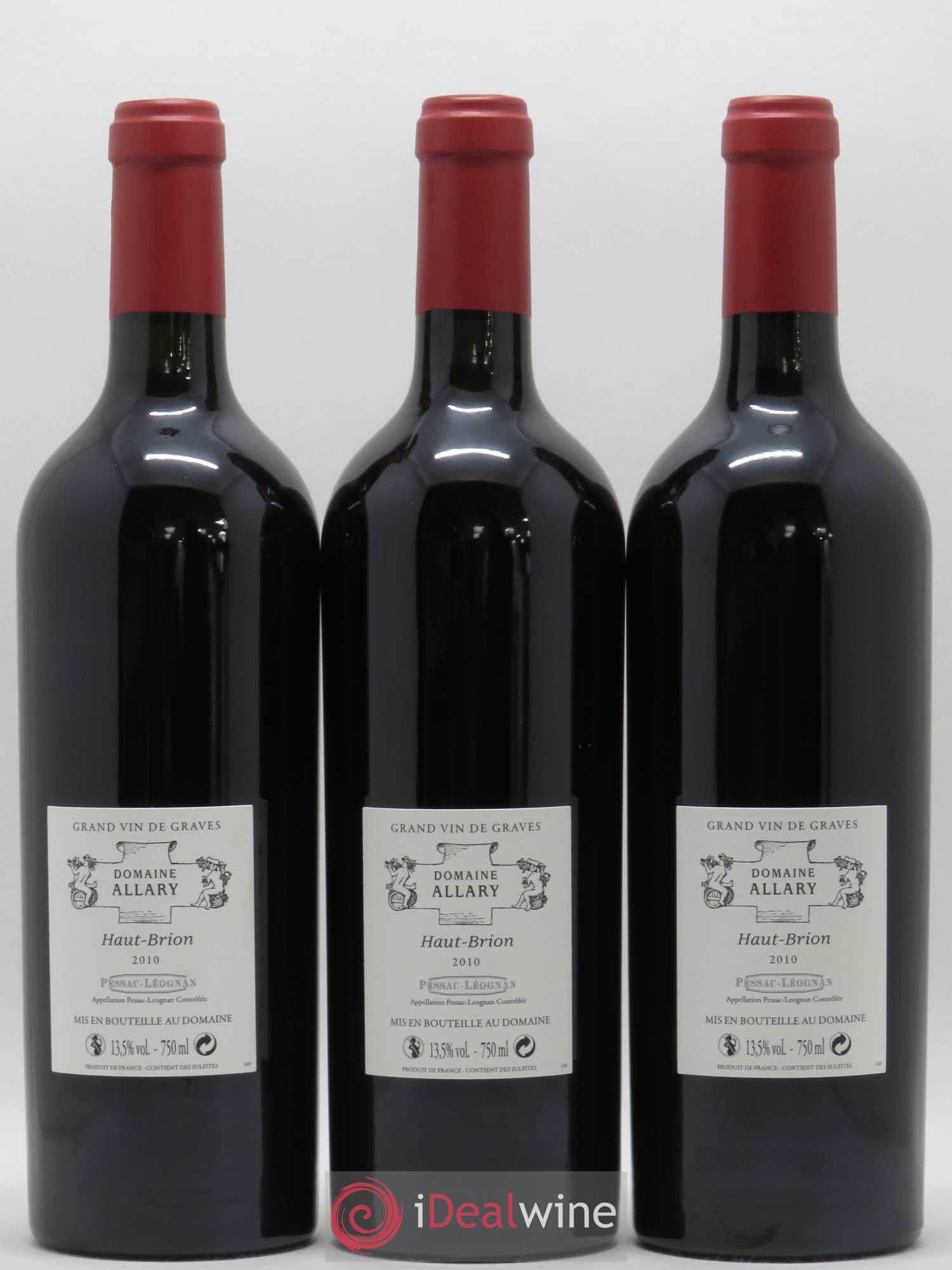 Domaine Allary Haut-Brion 2010 - Lot de 12 bouteilles - 8