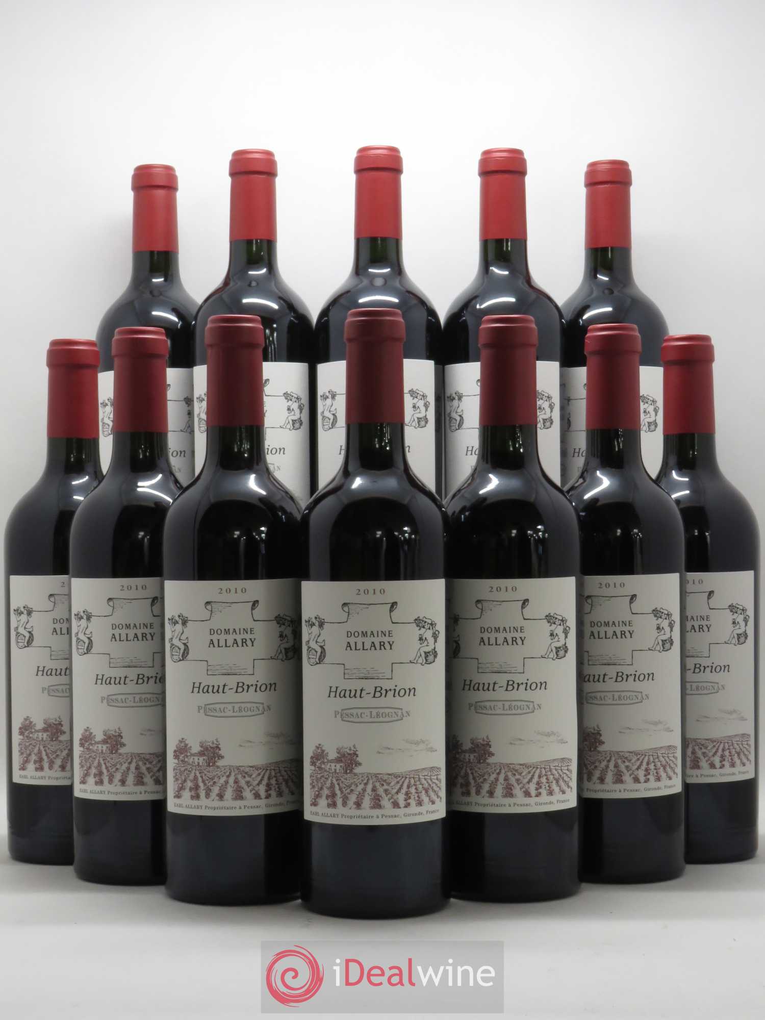 Domaine Allary Haut-Brion 2010 - Lot de 12 bouteilles - 0
