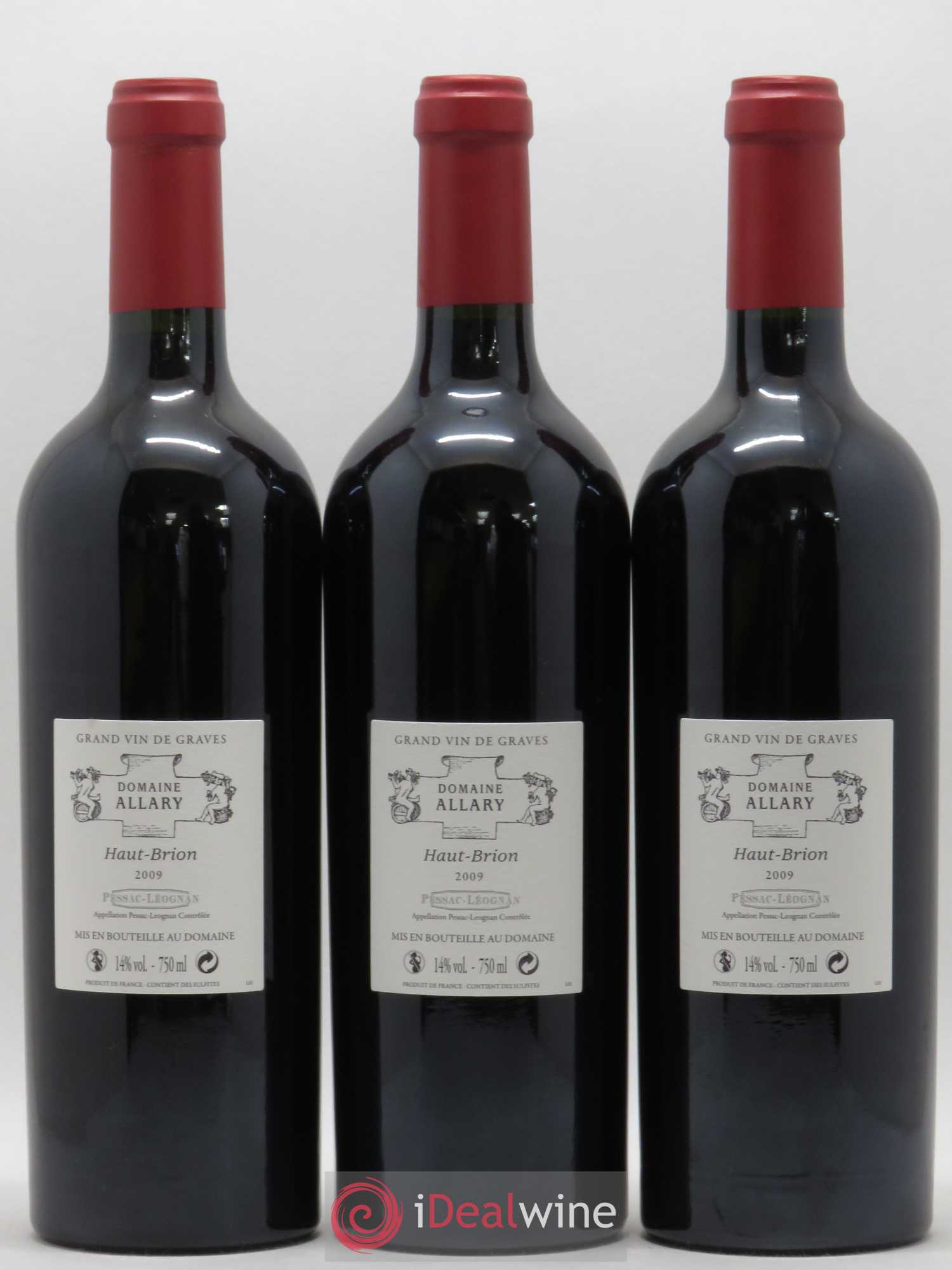 Domaine Allary Haut-Brion 2009 - Lot de 12 bouteilles - 2
