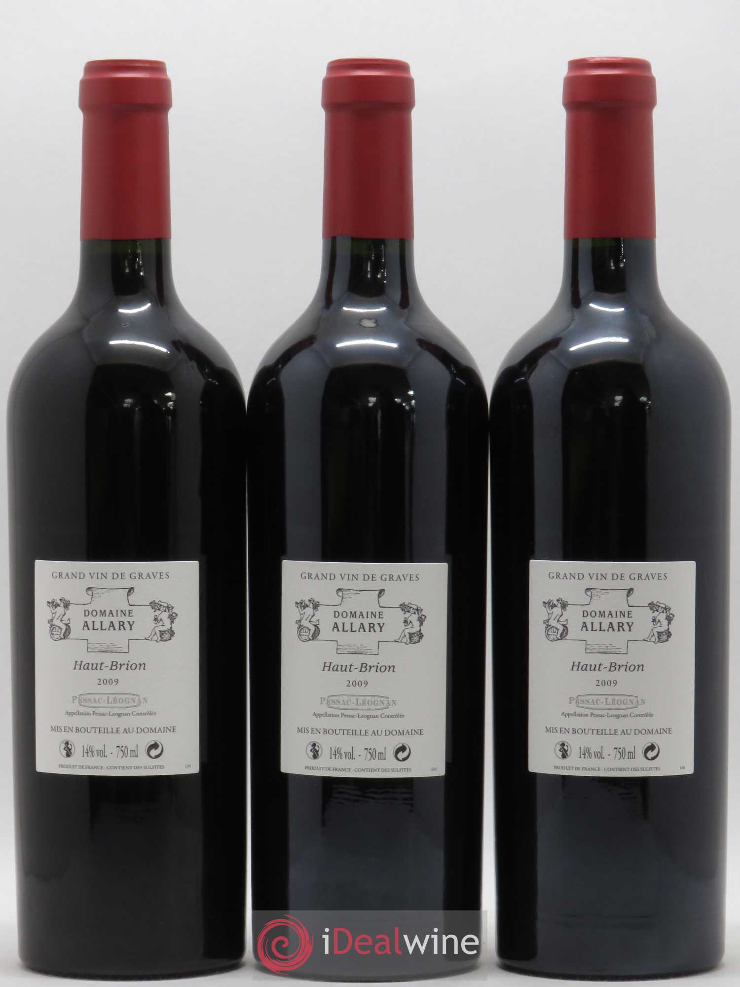 Domaine Allary Haut-Brion 2009 - Lot de 12 bouteilles - 6