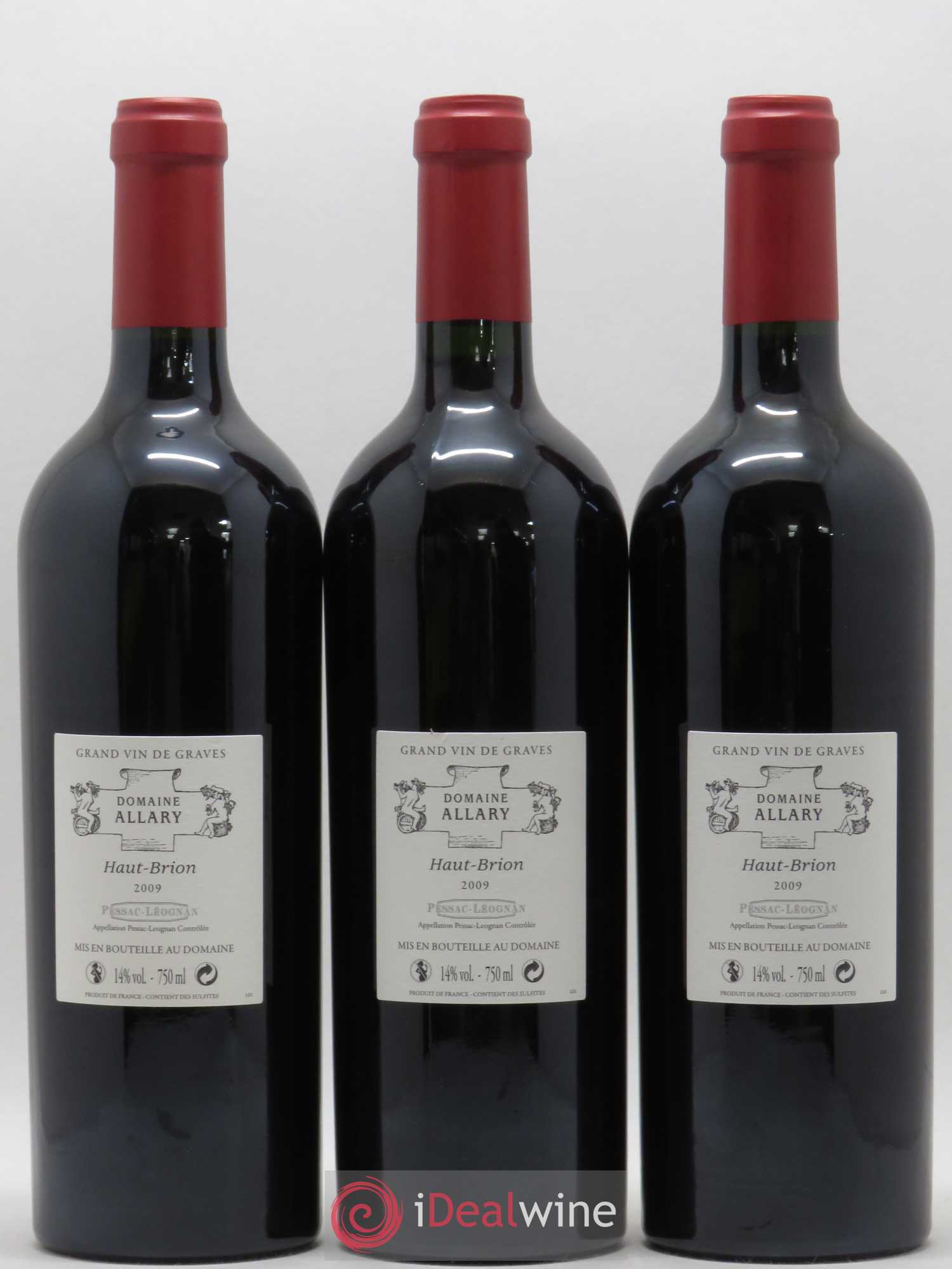 Domaine Allary Haut-Brion 2009 - Lot de 12 bouteilles - 2