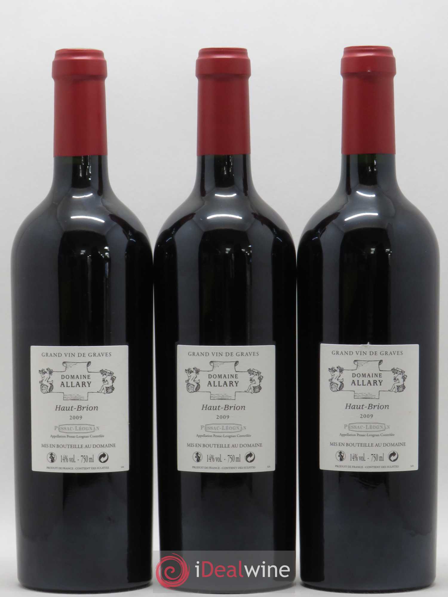 Domaine Allary Haut-Brion 2009 - Lot de 12 bouteilles - 6