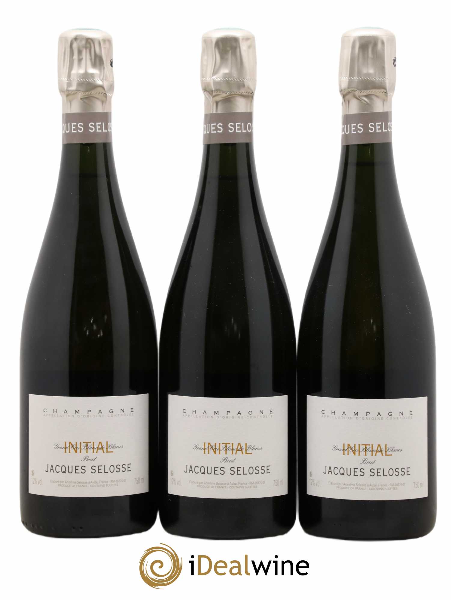 Initial Brut Jacques Selosse - Lot de 3 bouteilles - 0