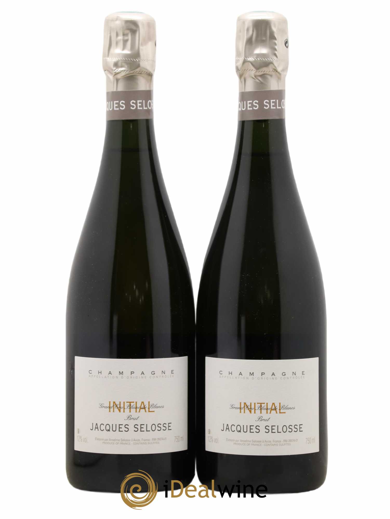 Initial Brut Jacques Selosse - Lot de 2 bouteilles - 0