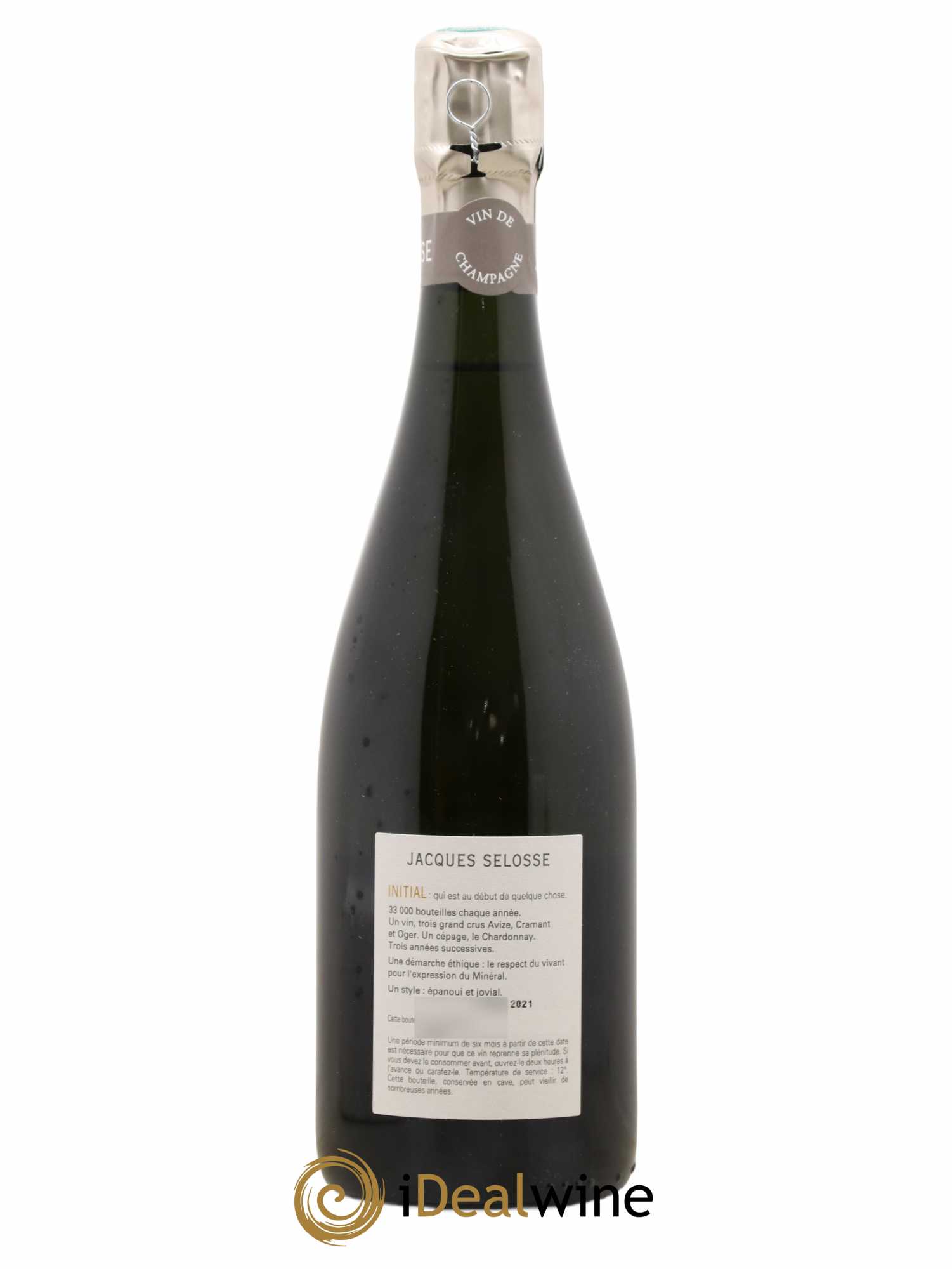Initial Brut Jacques Selosse - Lot de 1 bouteille - 1