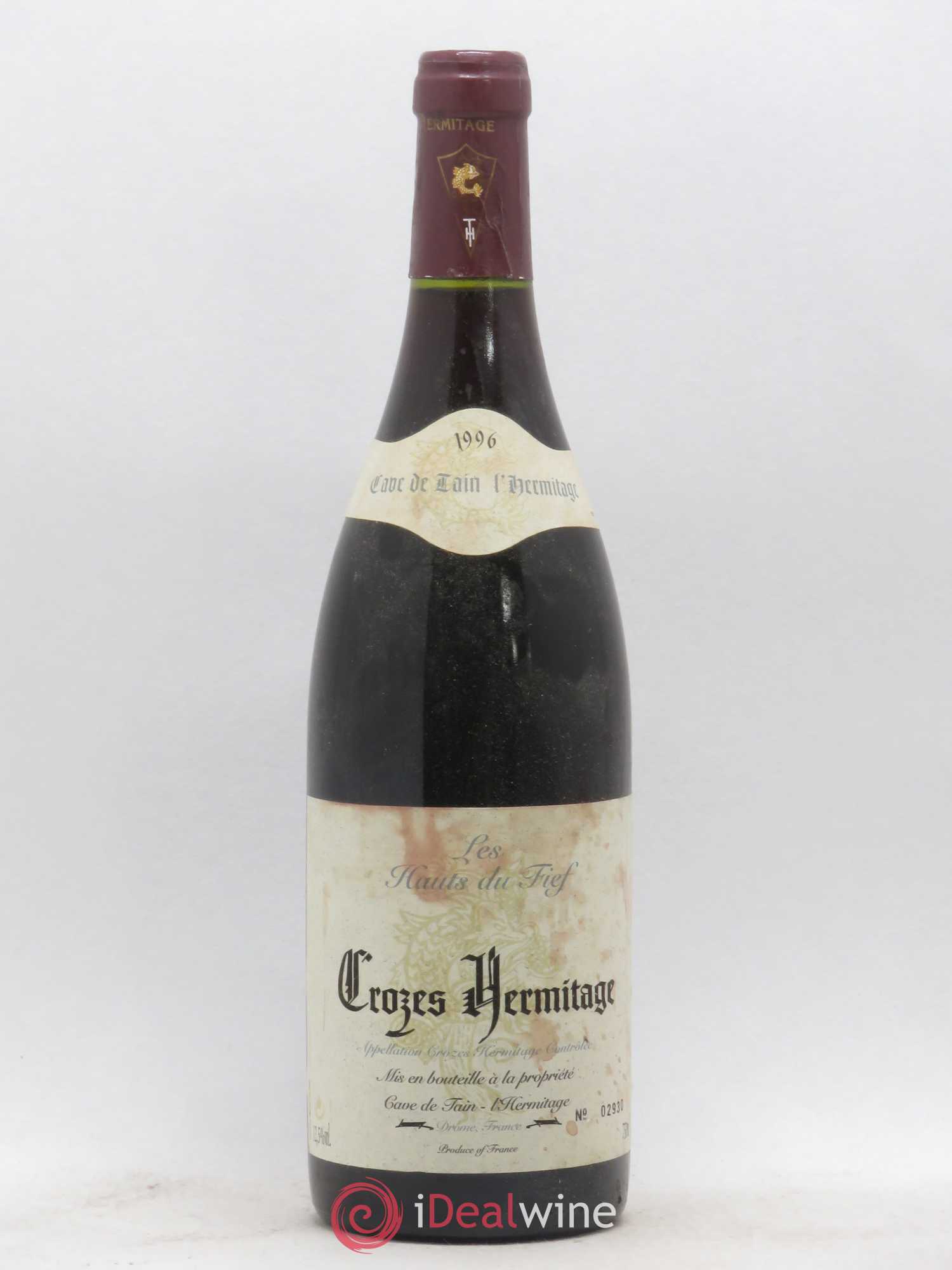 Crozes-Hermitage Les Hauts du Fief Cave de Tain 1996 - Posten von 1 Flasche - 0