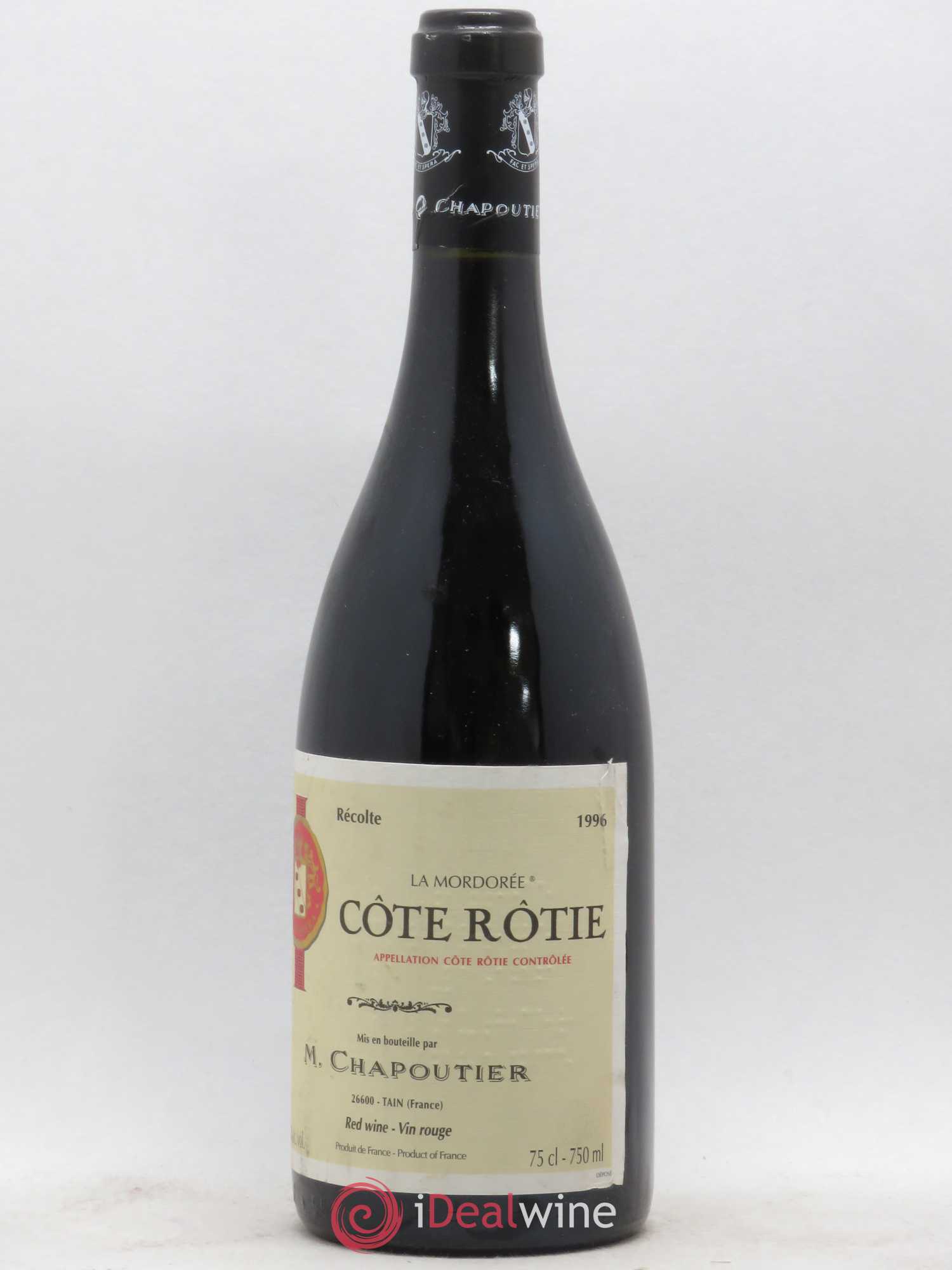 Côte-Rôtie La Mordorée Chapoutier 1996 - Lot de 1 bouteille - 1