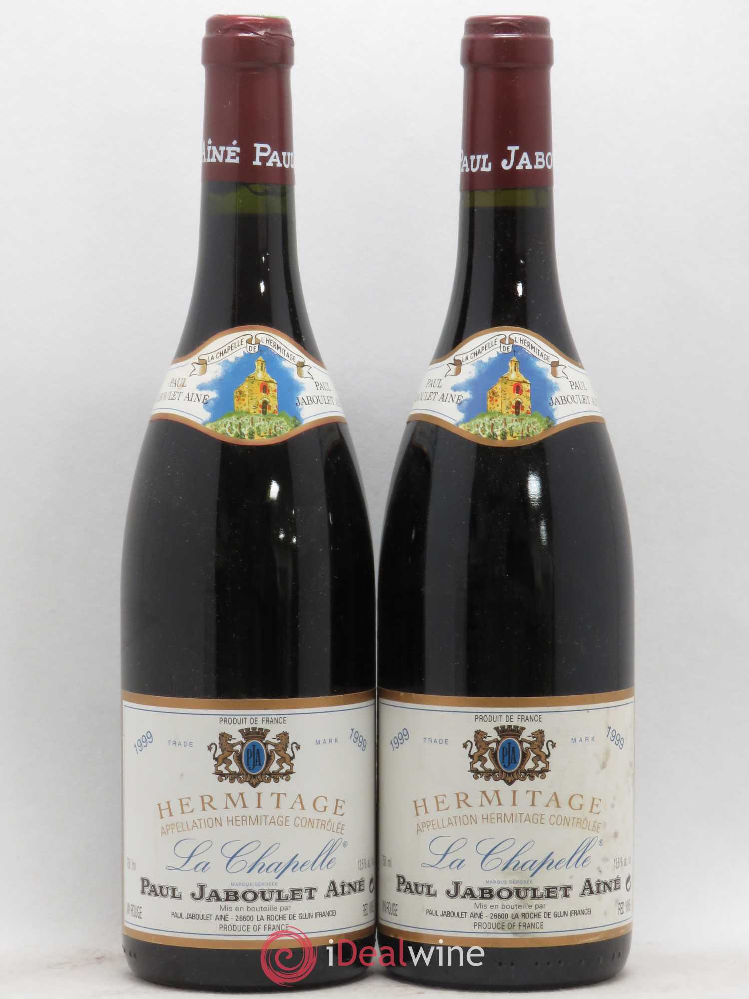 Hermitage La Chapelle Paul Jaboulet Ainé 1999 - Lot de 2 bouteilles - 0