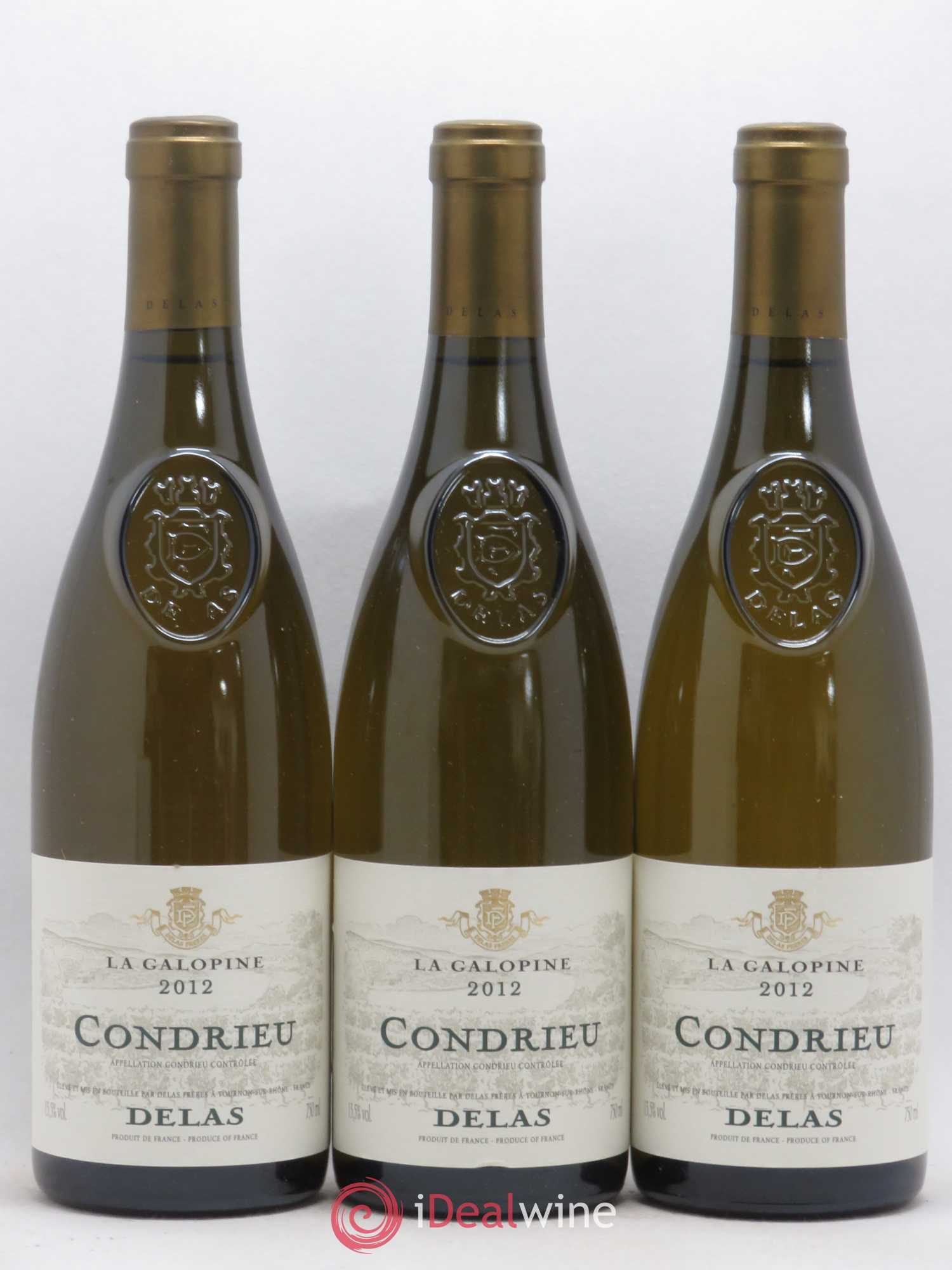 Condrieu La Galopine Delas Frères 2012 - Lot de 3 bouteilles - 0