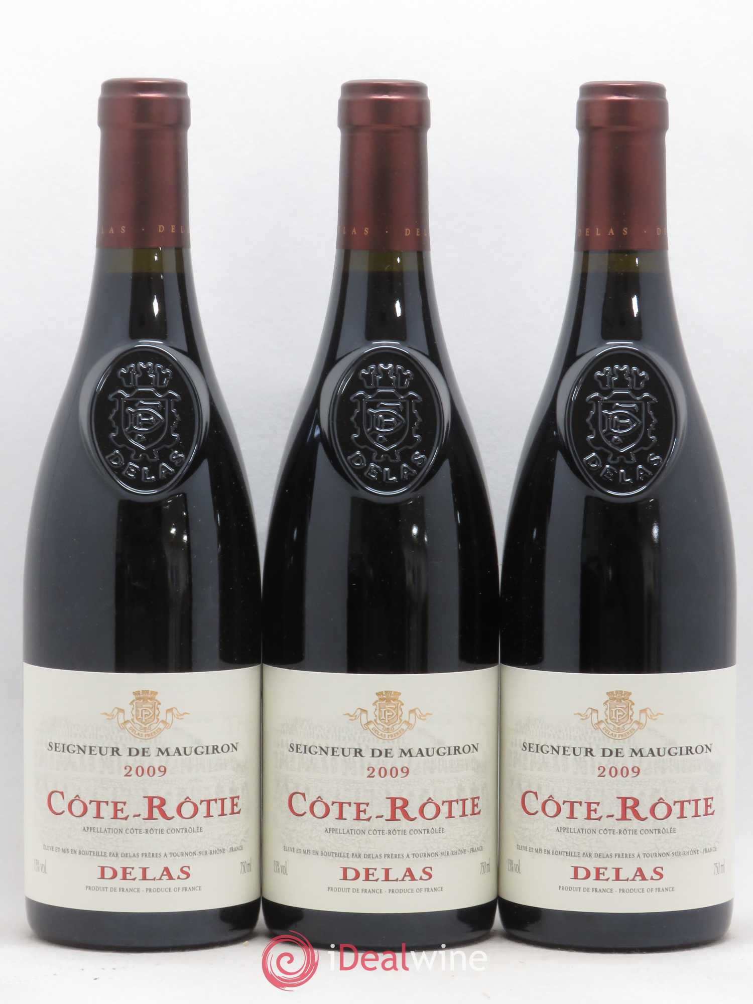 Côte-Rôtie Seigneur de Maugiron Delas Frères 2009 - Lot de 3 bouteilles - 0