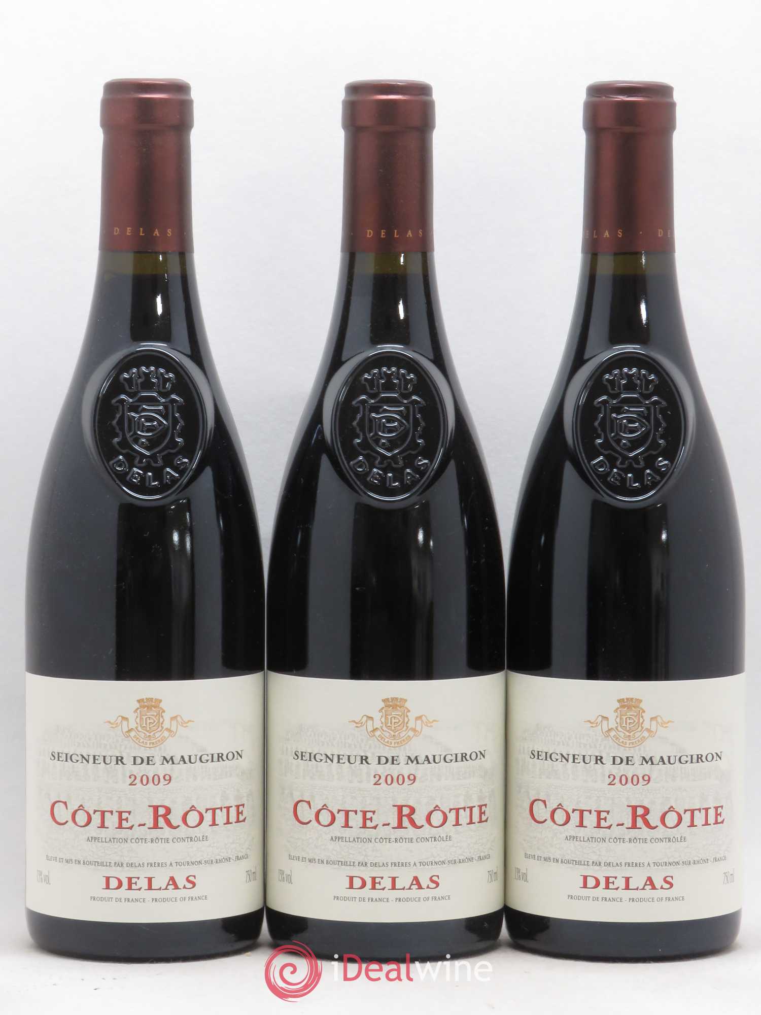 Côte-Rôtie Seigneur de Maugiron Delas Frères 2009 - Lot de 3 bouteilles - 0