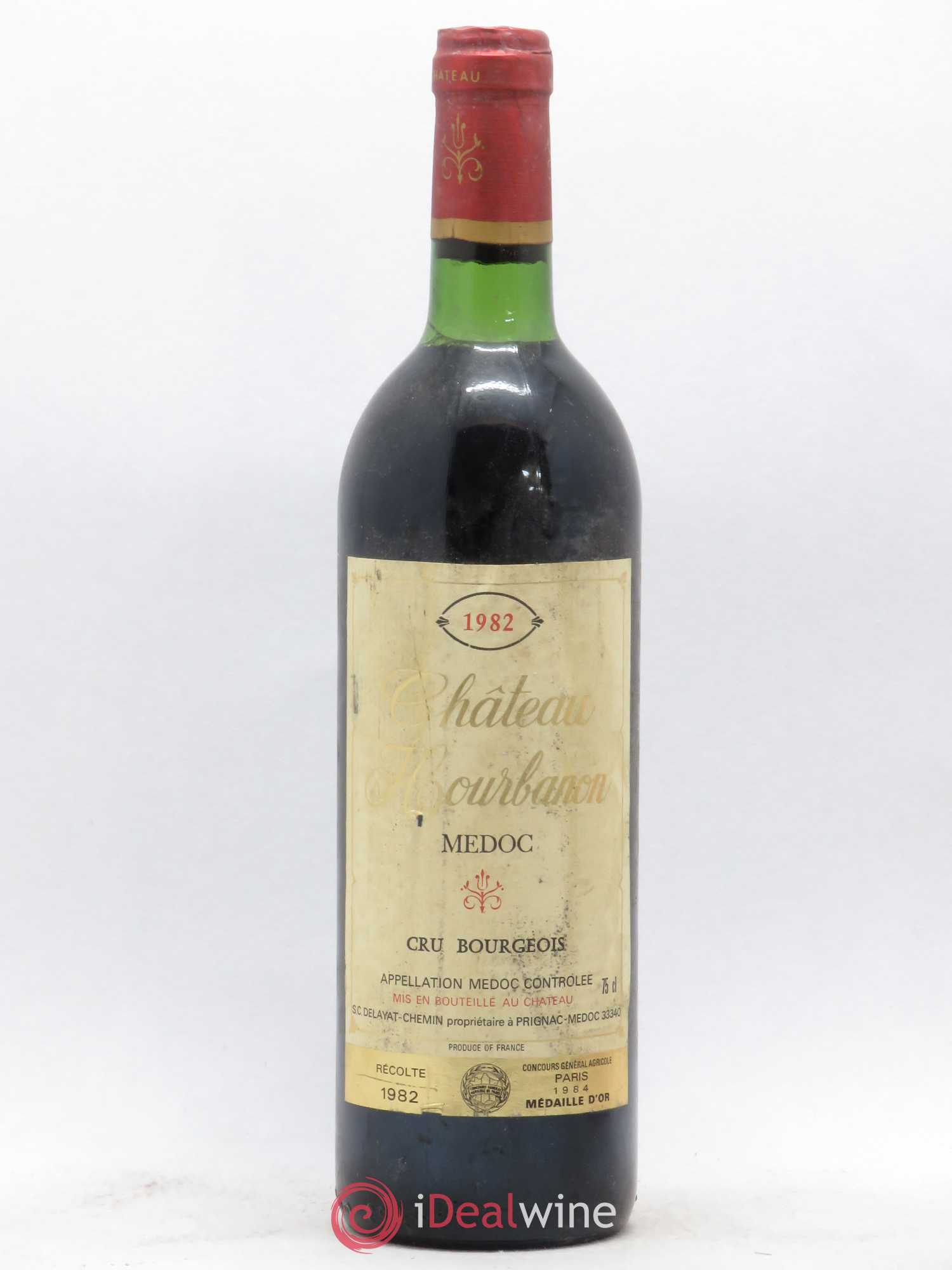 Médoc Chateau Hourbanon 1982 - Lot de 1 bouteille - 0