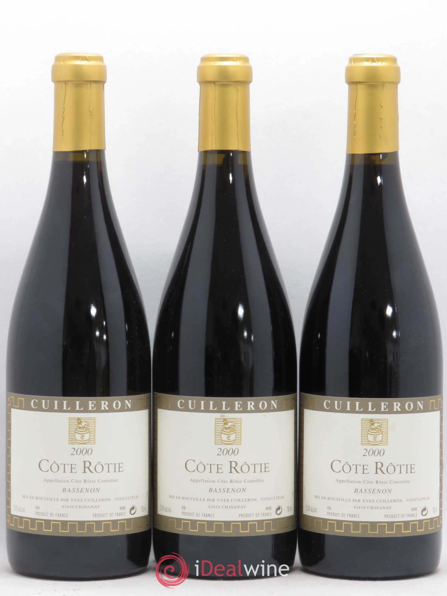 Côte-Rôtie Yves Cuilleron (Domaine) 2000 - Posten von 6 Flaschen - 2