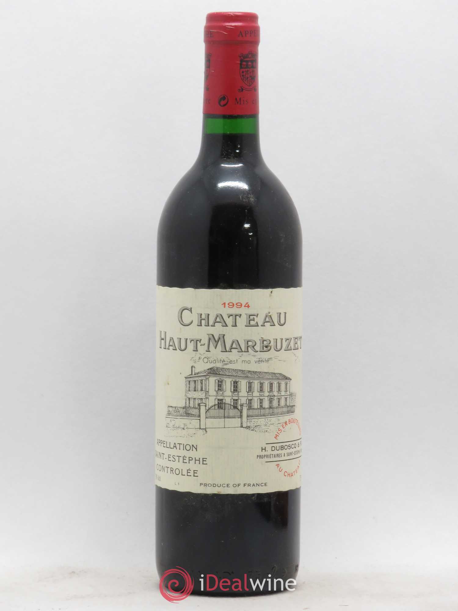 Château Haut Marbuzet 1994 - Lot de 1 bouteille - 0