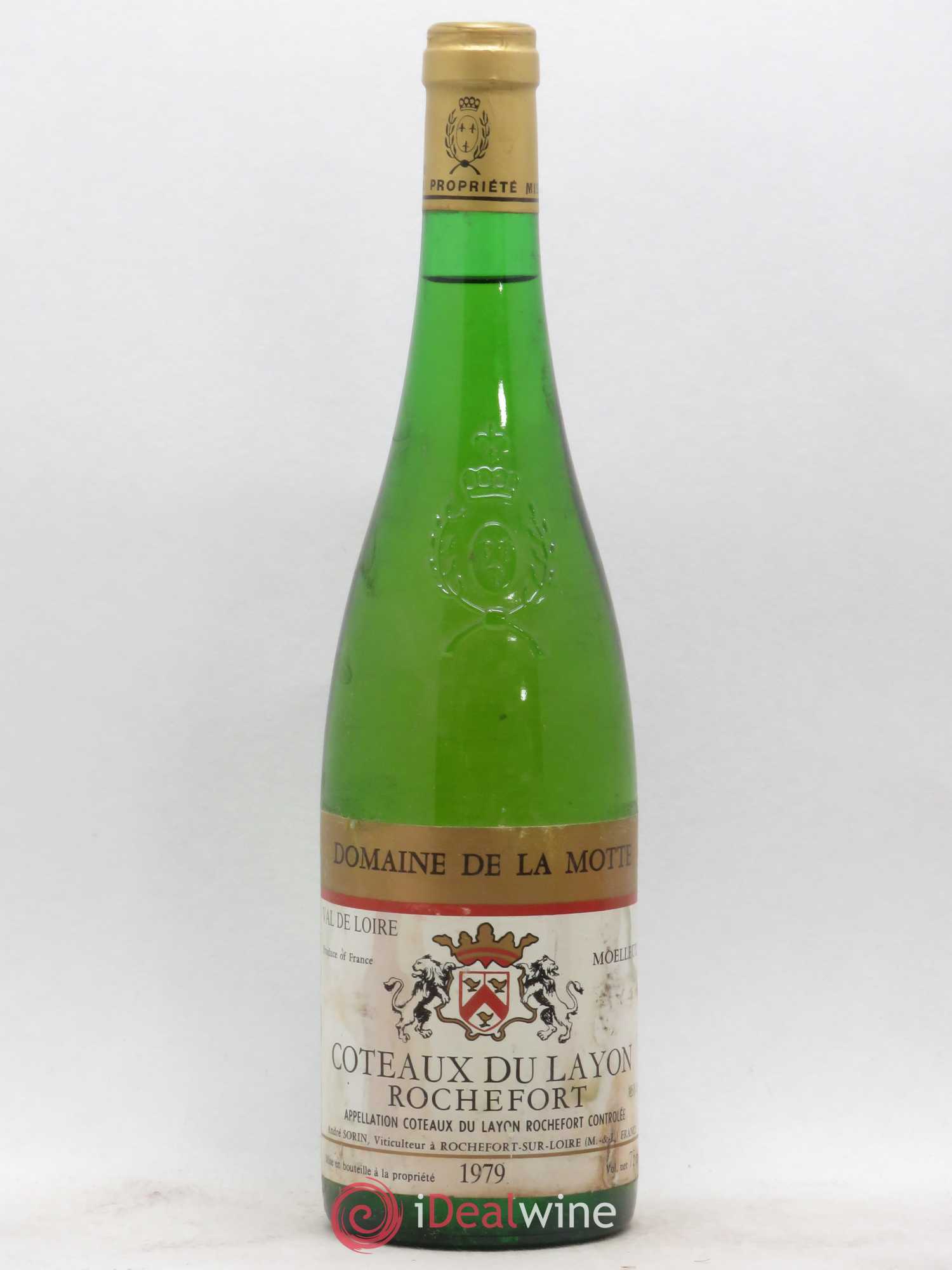 Coteaux du Layon Rochefort André Sorin 1979 - Posten von 1 Flasche - 0