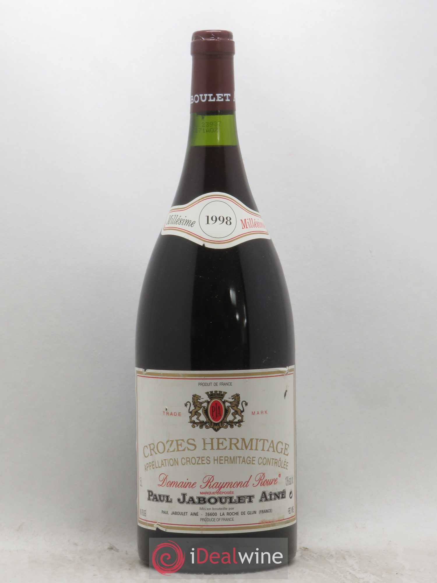 Crozes-Hermitage Domaine Raymond Roure Jaboulet 1998 - Posten von 1 Magnum - 0
