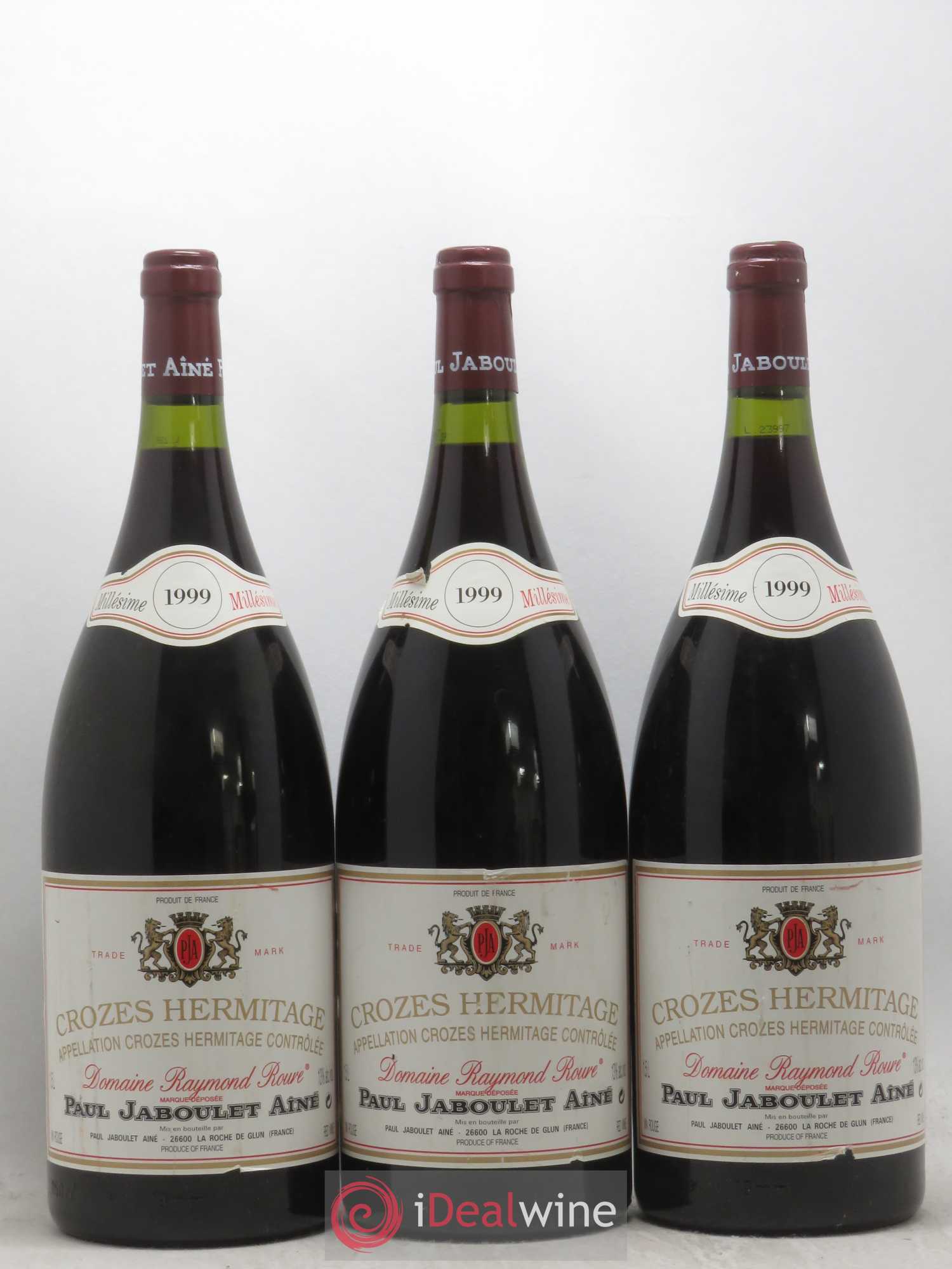 Crozes-Hermitage Raymond Roure Jaboulet 1999 - Lot de 3 magnums - 0