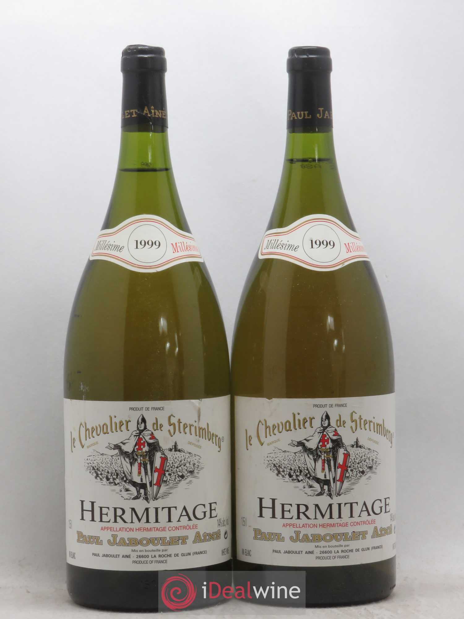 Hermitage Chevalier de Sterimberg Paul Jaboulet Ainé 1999 - Lot de 2 magnums - 0