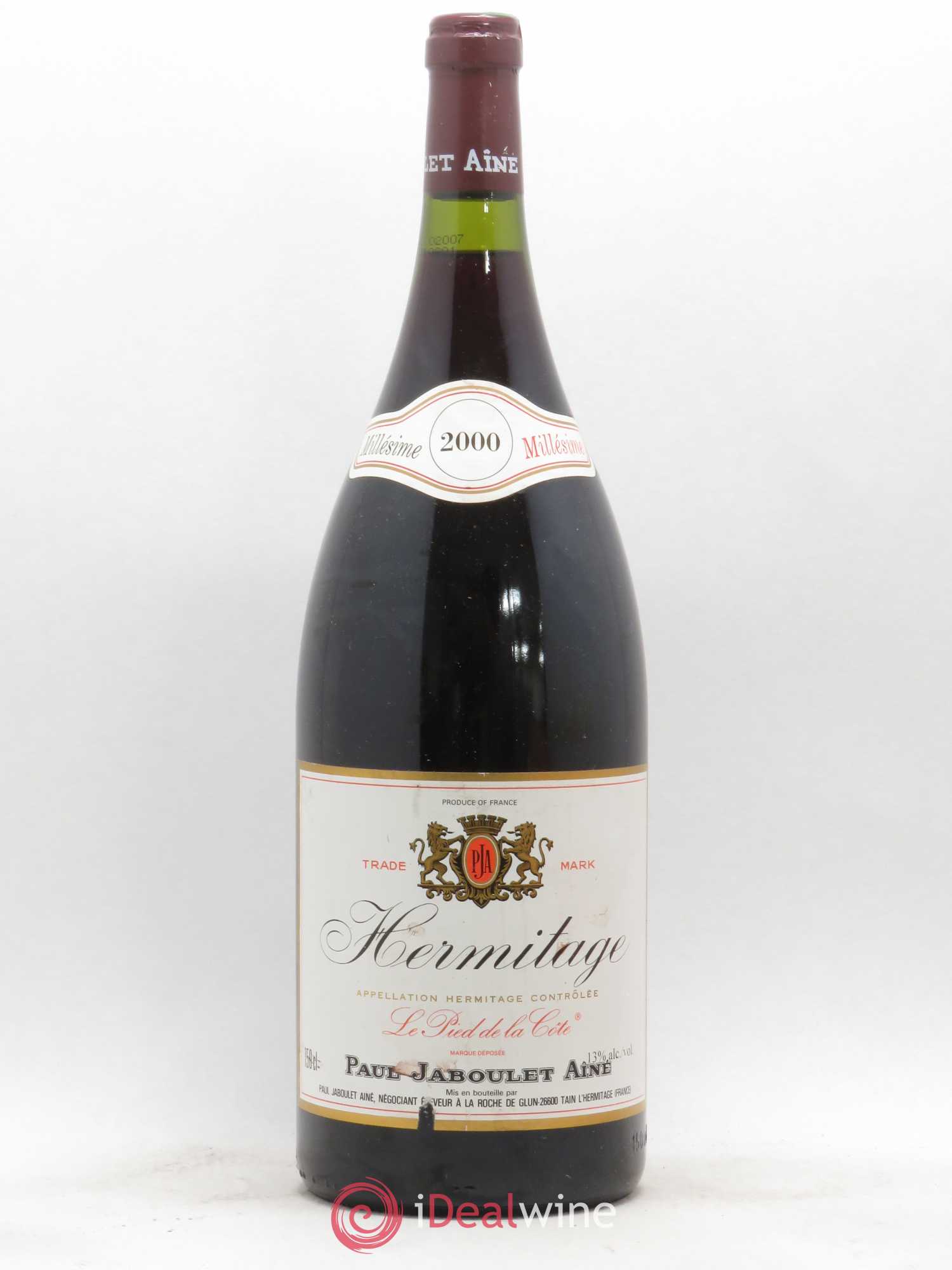 Hermitage Le Pied de la Côte Paul Jaboulet Ainé 2000 - Lot de 1 magnum - 0