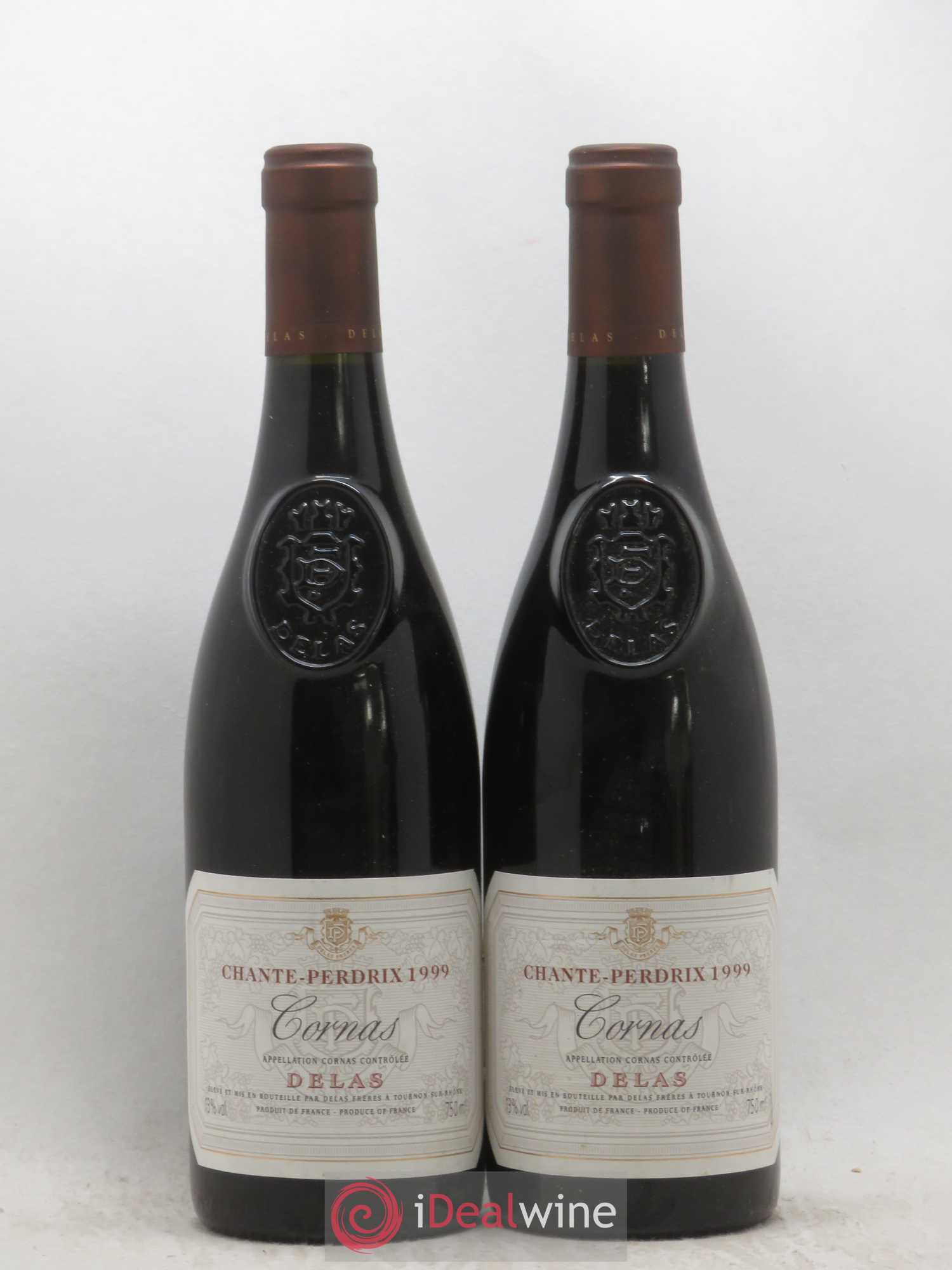 Cornas Chante-Perdrix Delas Frères 1999 - Lot de 2 bouteilles - 0