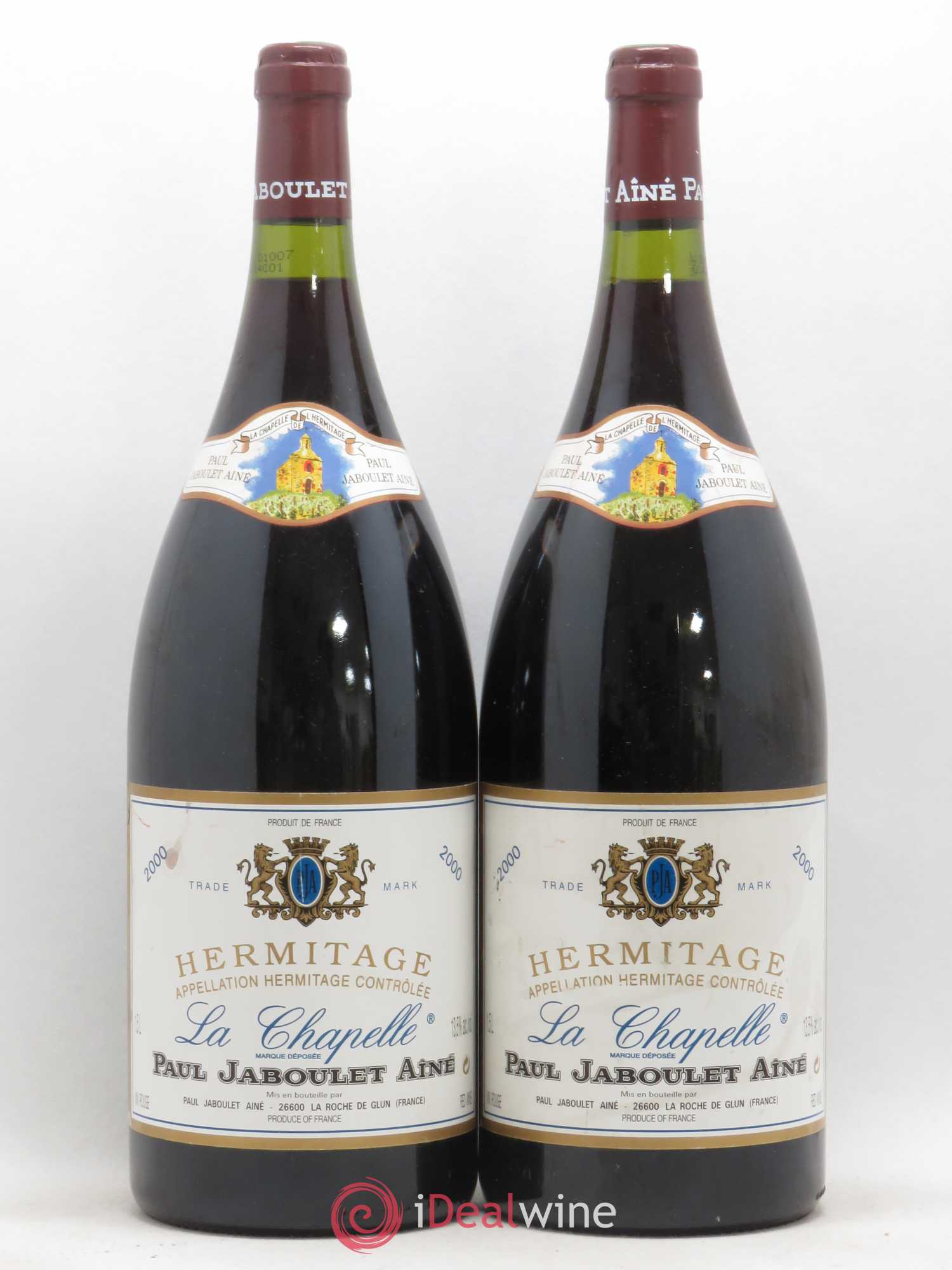 Hermitage La Chapelle Paul Jaboulet Ainé 2000 - Lot de 2 magnums - 0