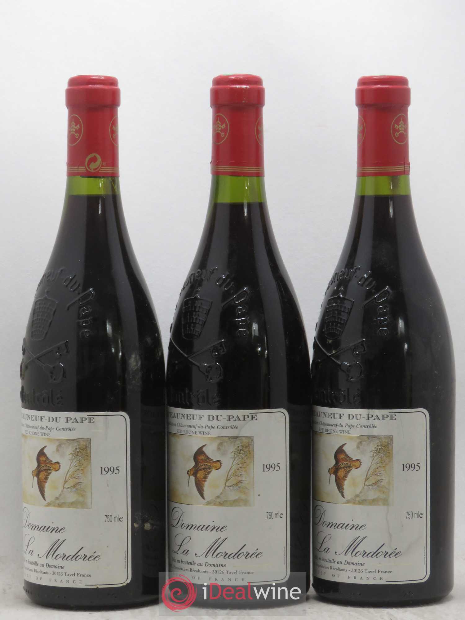 Châteauneuf-du-Pape Domaine de La Mordorée (Domaine de) 1995 - Lot de 3 bouteilles - 1
