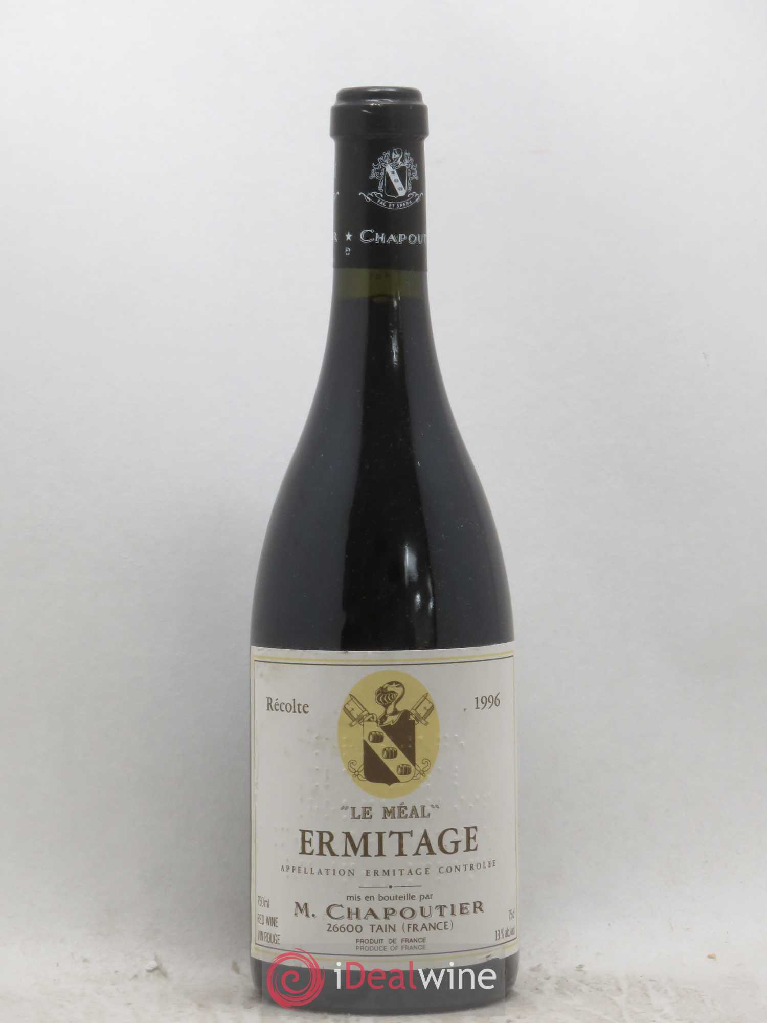 Hermitage Ermitage Le Méal Chapoutier 1996 - Lot de 1 bouteille - 0