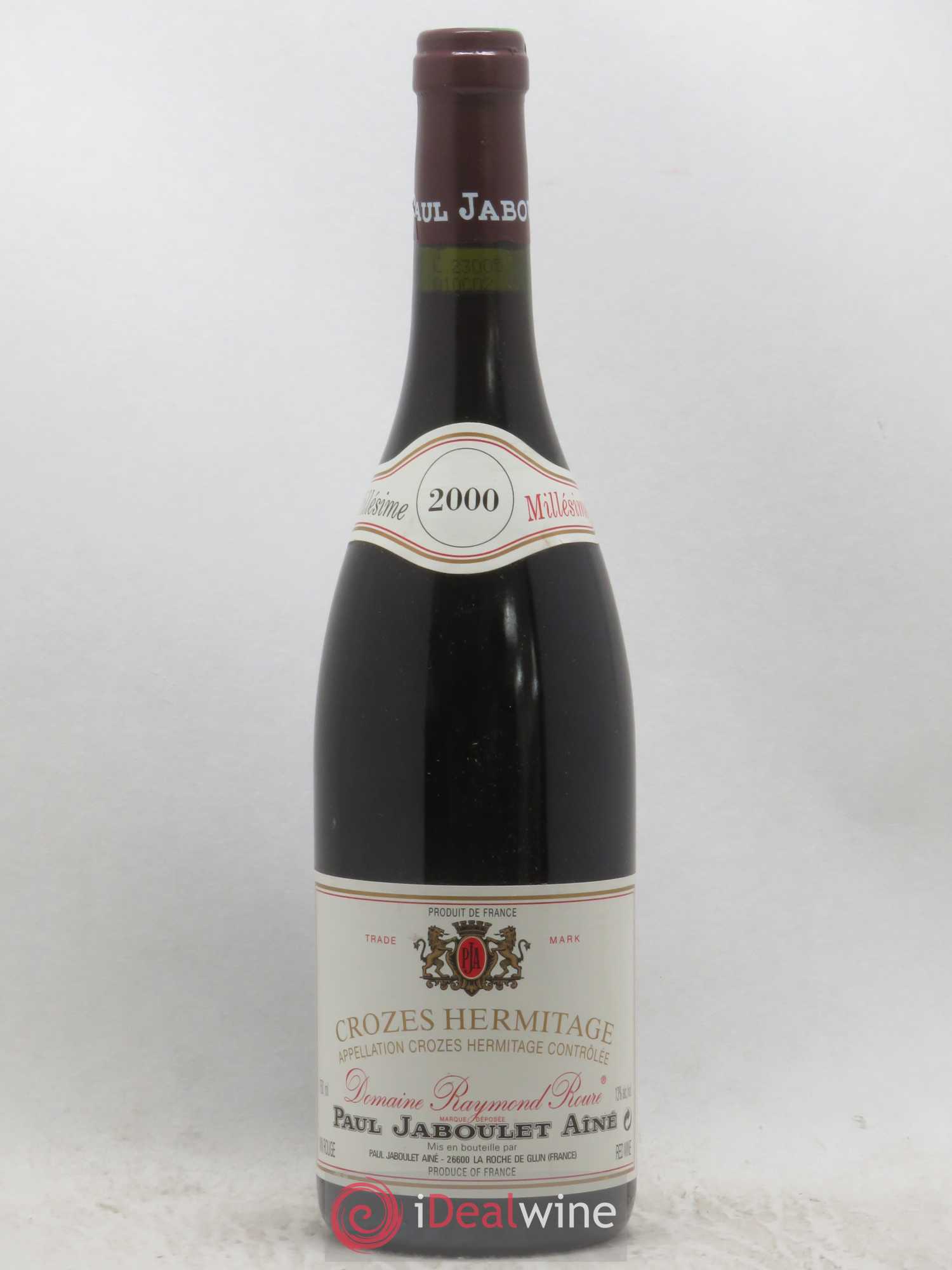 Crozes-Hermitage Raymond Roure Jaboulet 2000 - Lot de 1 bouteille - 0