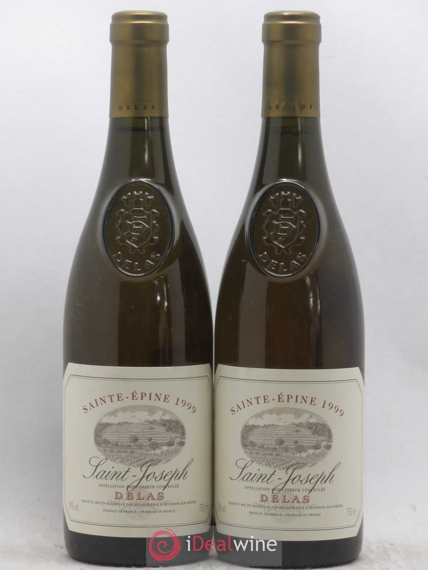 Saint-Joseph Sainte-Epine Delas Frères 1999 - Posten von 2 Flaschen - 0