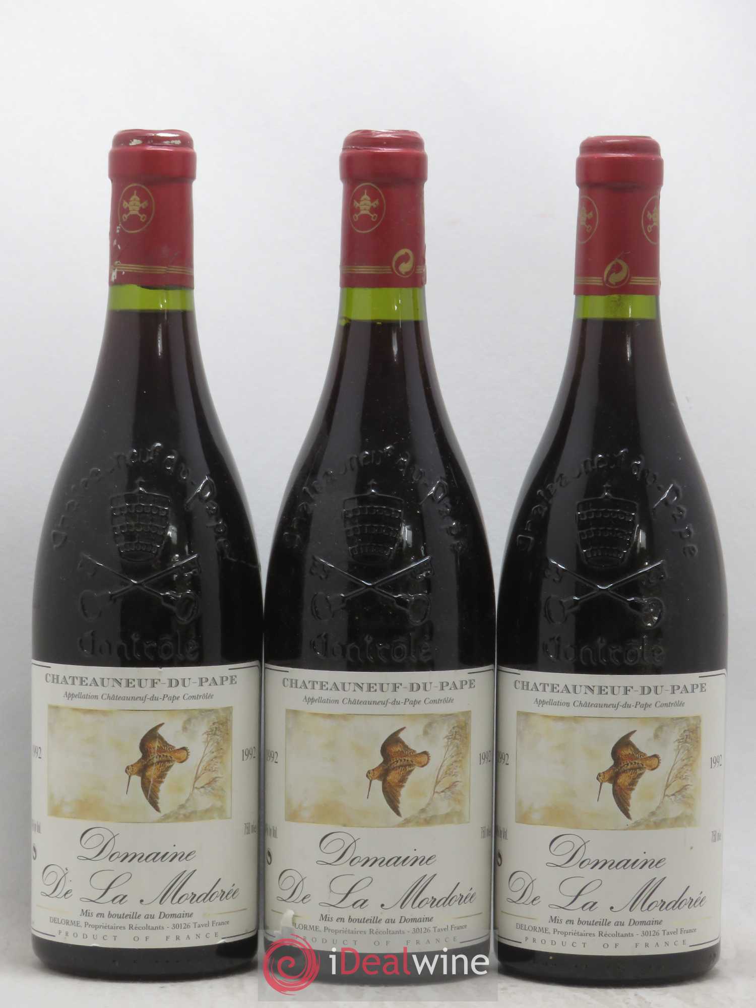 Châteauneuf-du-Pape Domaine de La Mordorée (Domaine de) 1992 - Lot de 3 bouteilles - 0