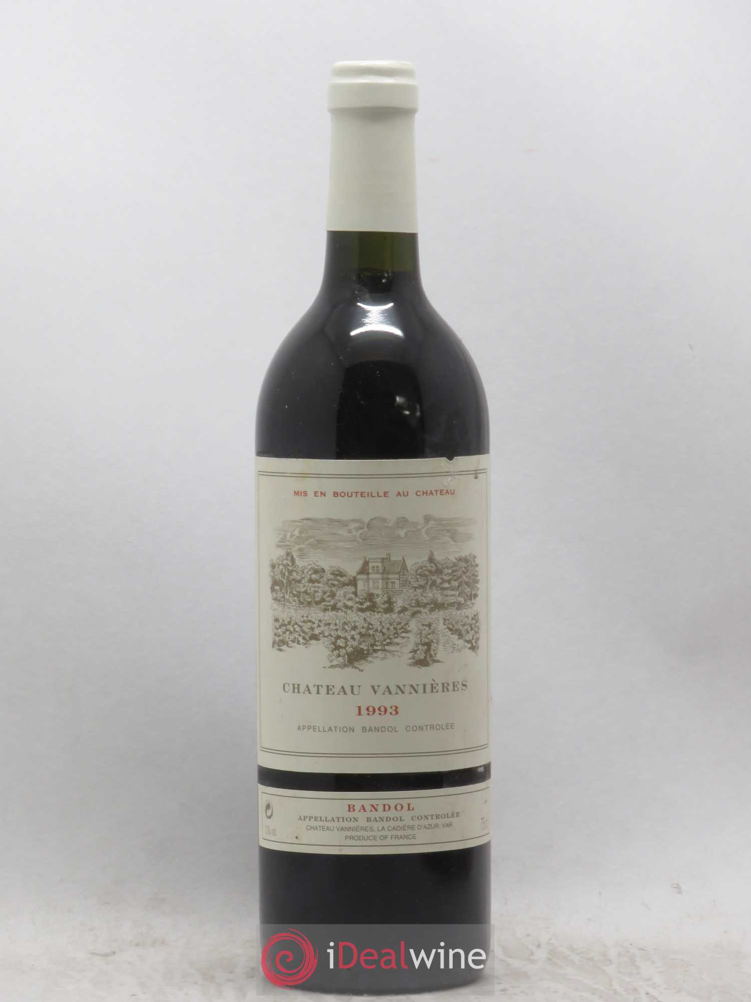 Bandol Château Vannières Éric et Charles-Éric Boisseaux 1993 - Lot de 1 bouteille - 0
