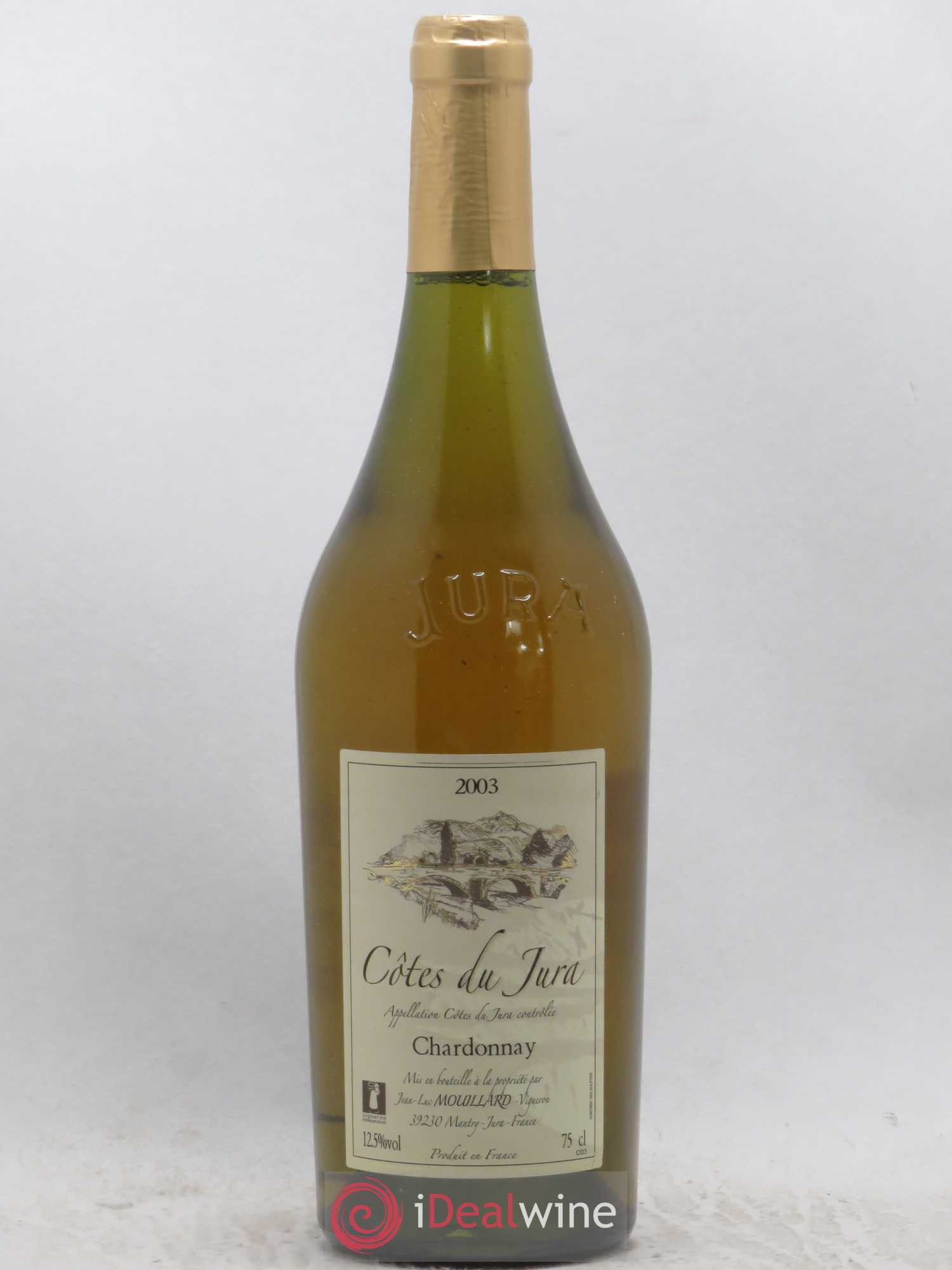 Côtes du Jura Chardonnay Jean Luc Mouillard 2003 - Posten von 1 Flasche - 0