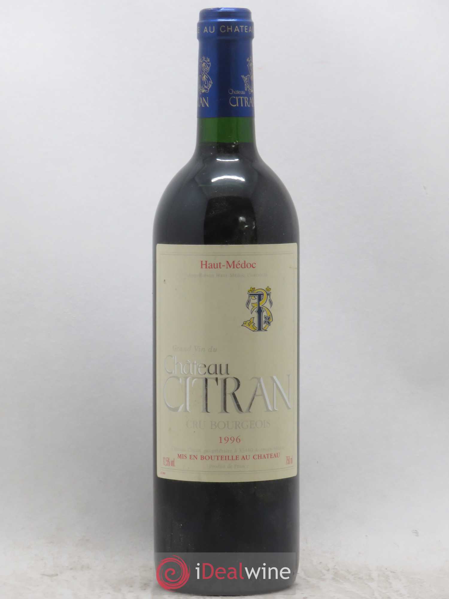 Château Citran Cru Bourgeois 1996 - Lot de 1 bouteille - 0