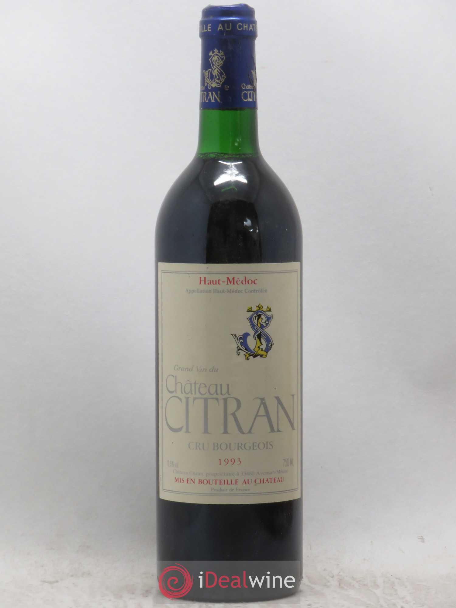 Château Citran Cru Bourgeois 1993 - Lot de 1 bouteille - 0