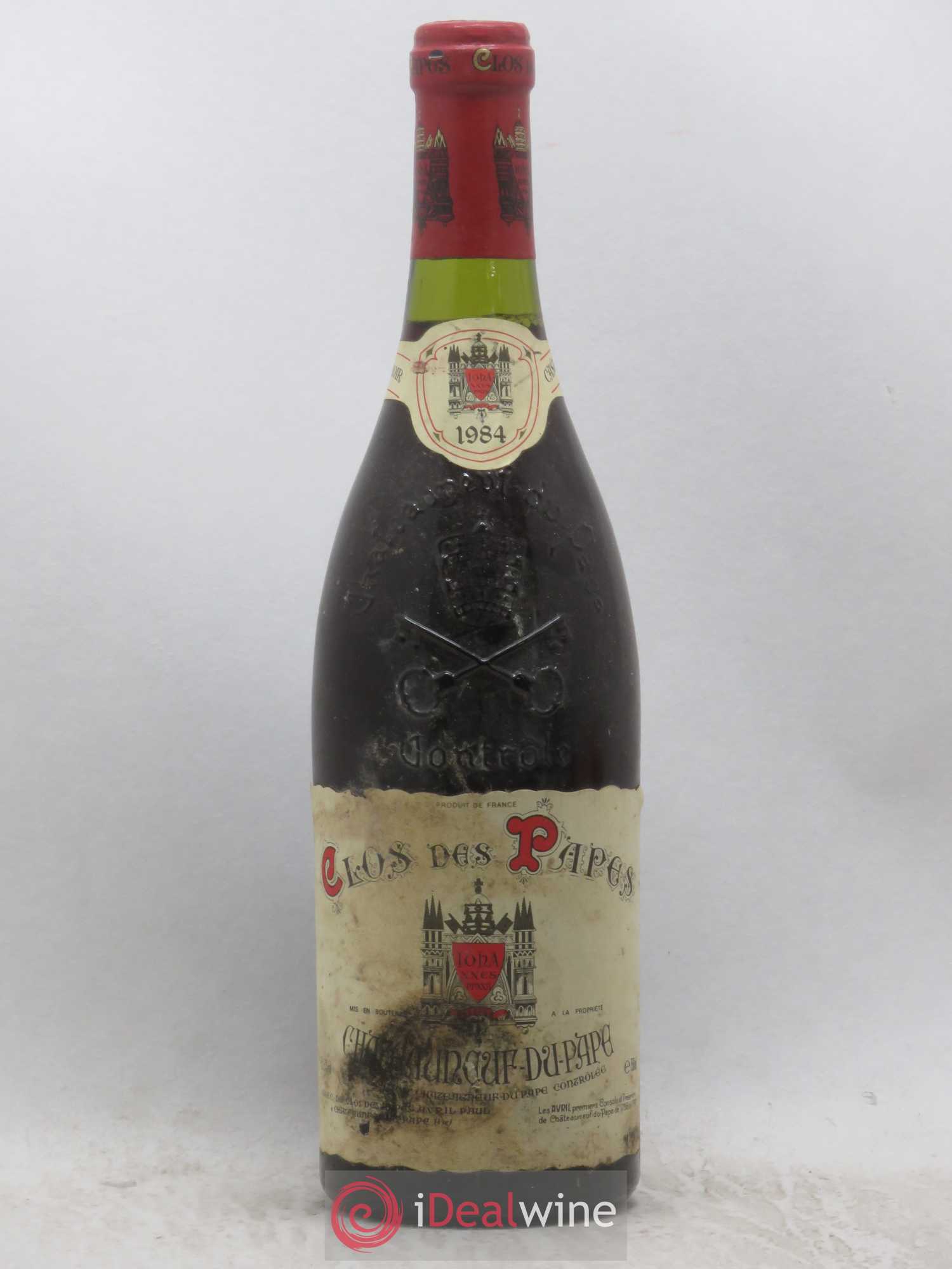 Châteauneuf-du-Pape Clos des Papes - Paul Avril 1984 - Lot de 1 bouteille - 0