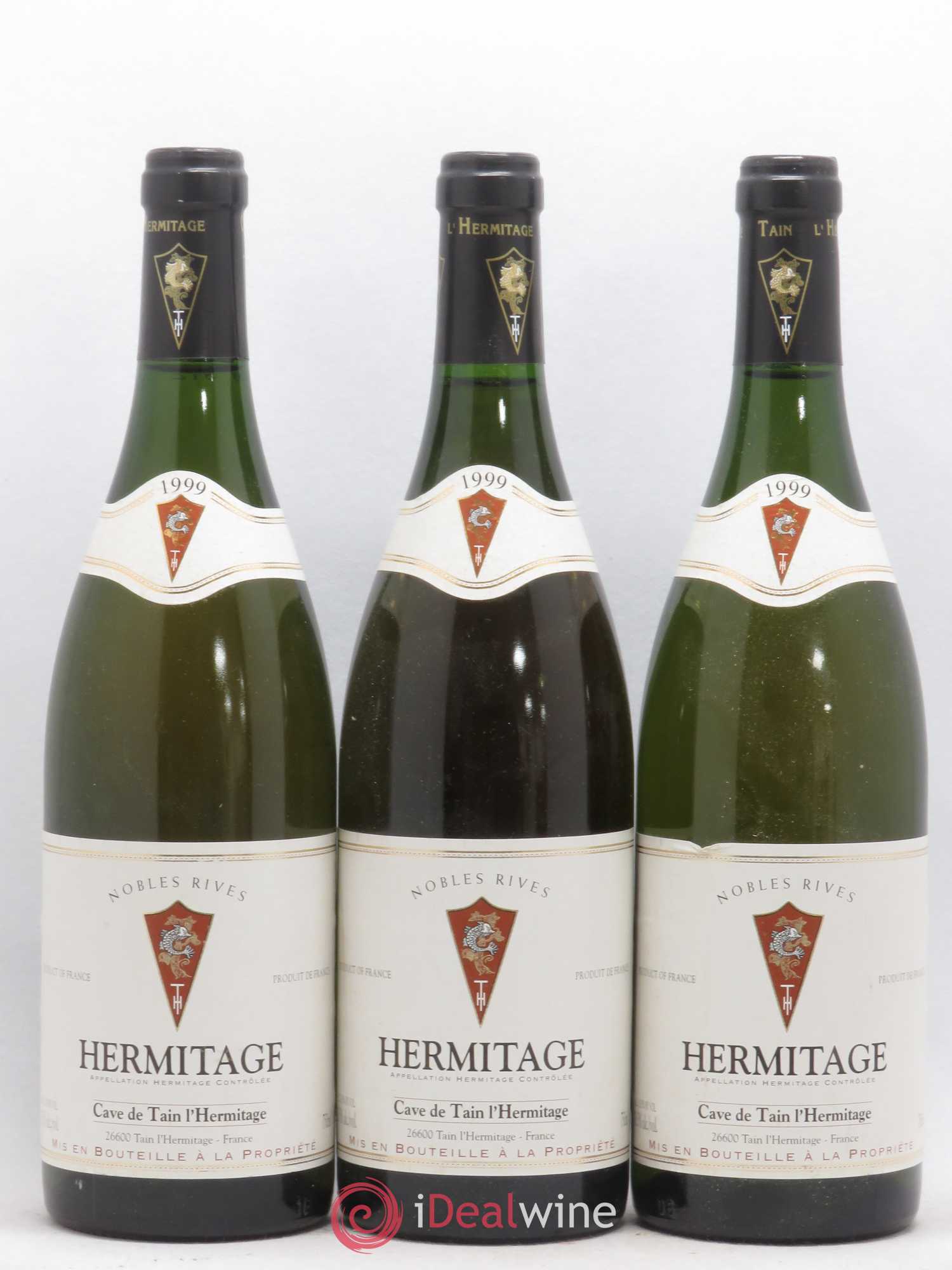 Hermitage Cave de Tain L'Hermitage 1999 - Posten von 3 Flaschen - 0