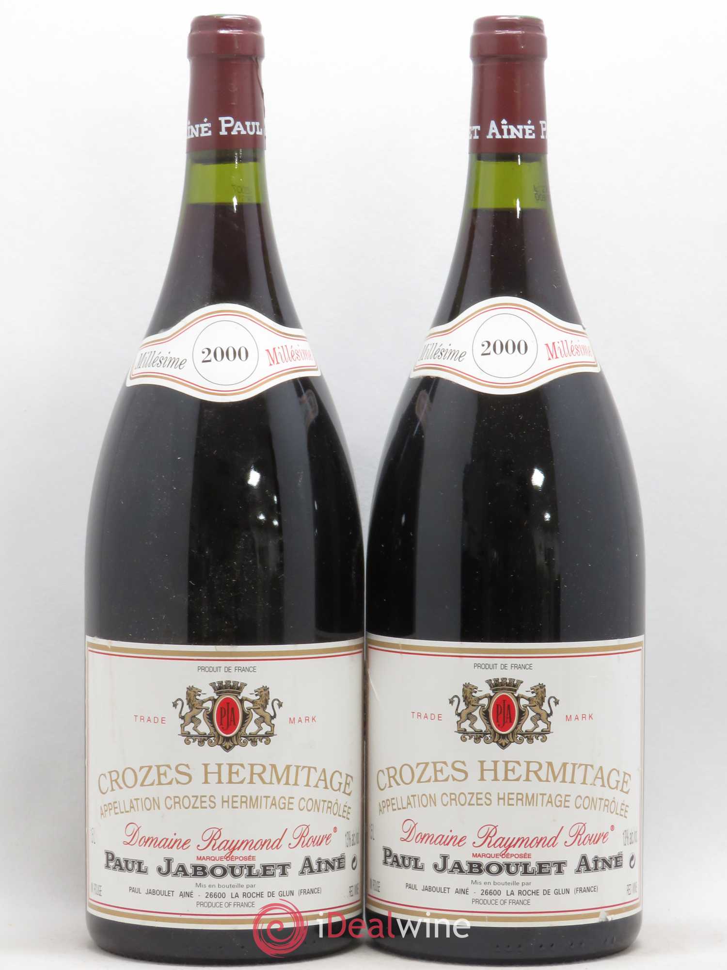 Crozes-Hermitage Raymond Roure Jaboulet 2000 - Lot de 2 magnums - 0