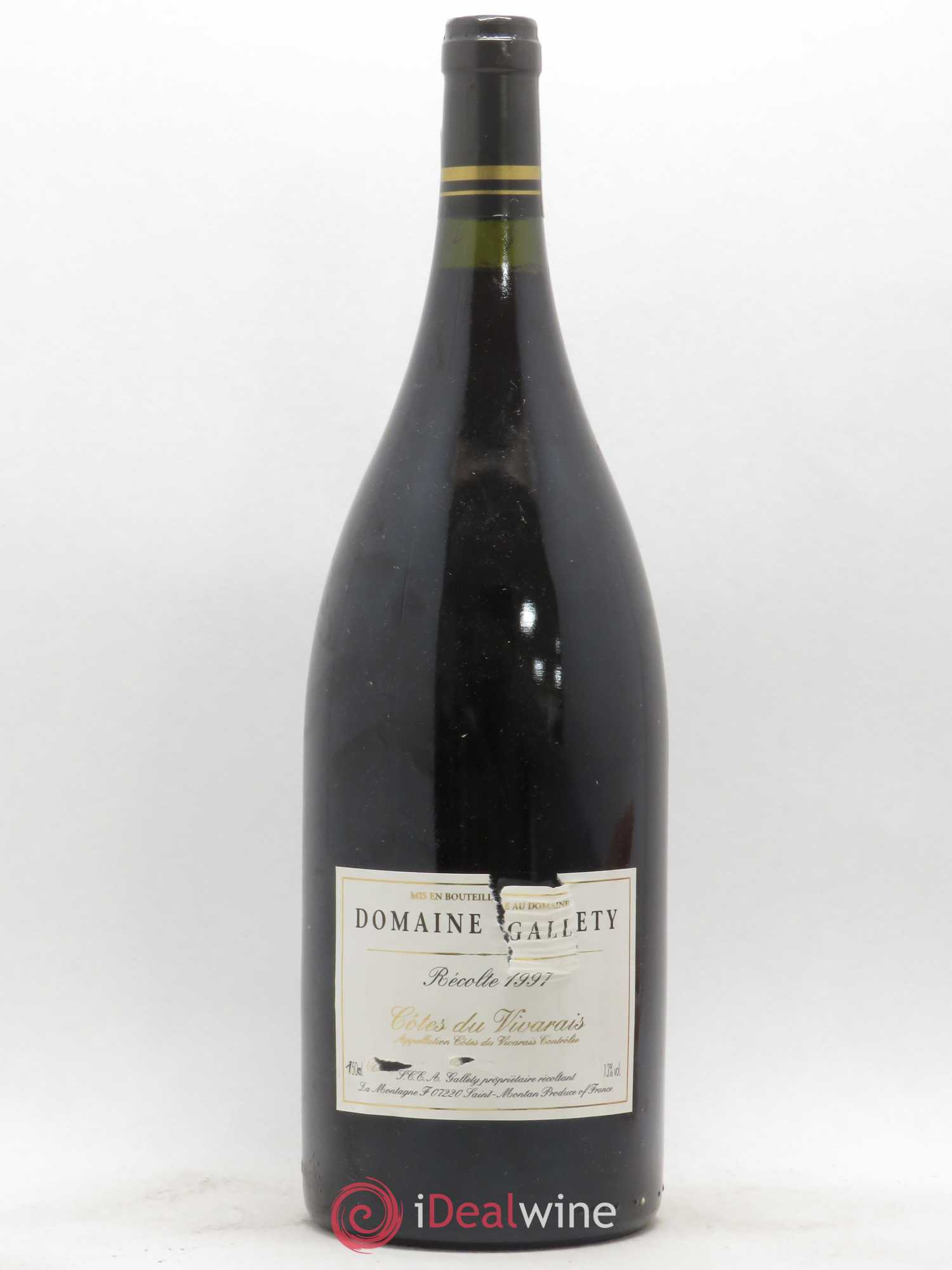Côtes du Vivarais Gallety (Domaine) 1997 - Lot de 1 magnum - 0