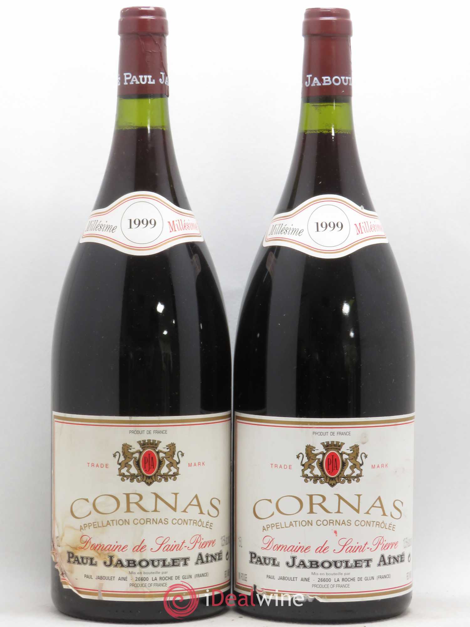 Cornas Domaine de Saint-Pierre Paul Jaboulet Ainé 1999 - Lot de 2 magnums - 0