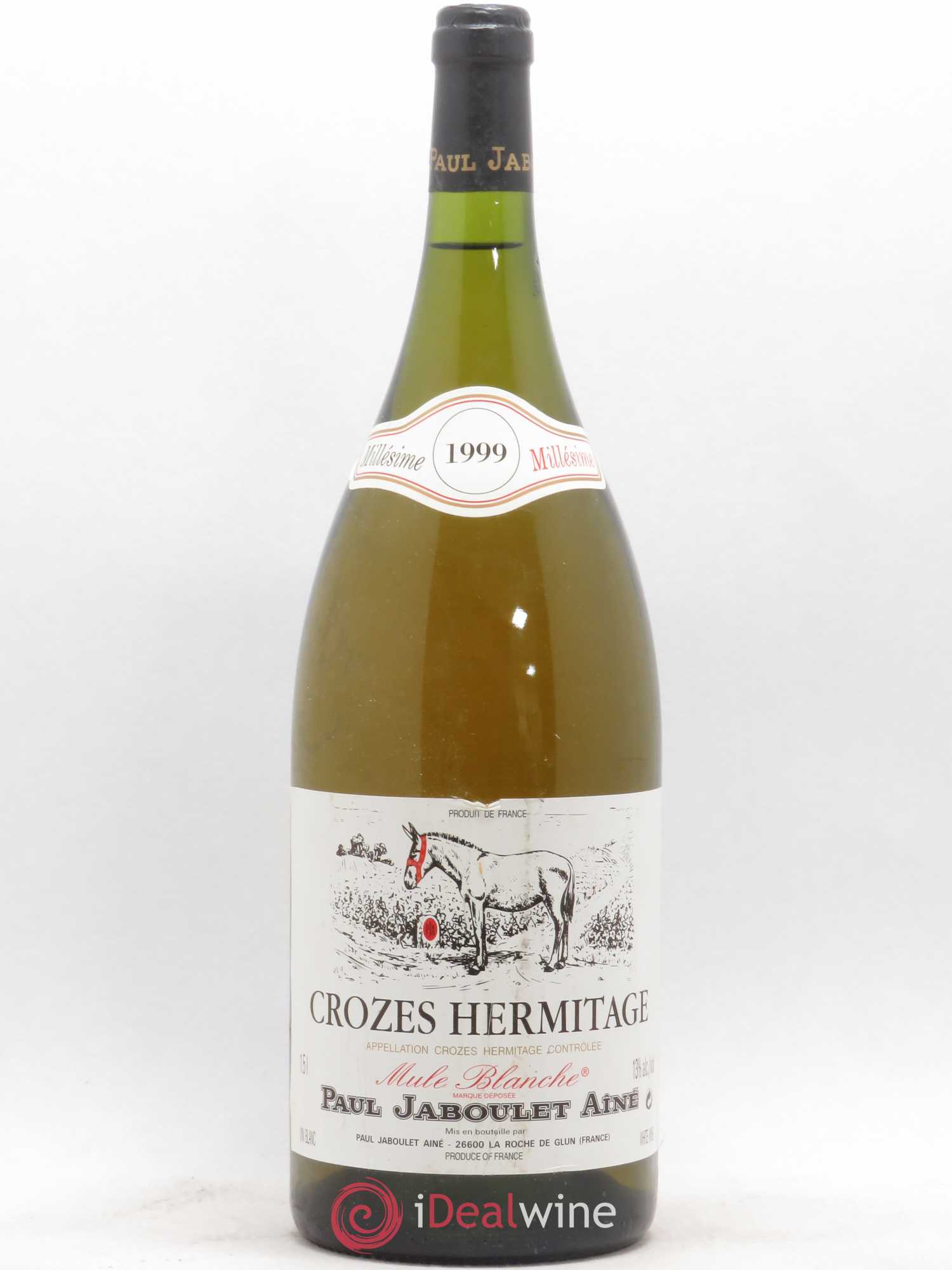 Crozes-Hermitage Paul Jaboulet Ainé La Mule Blanche 1999 - Lot de 1 magnum - 0