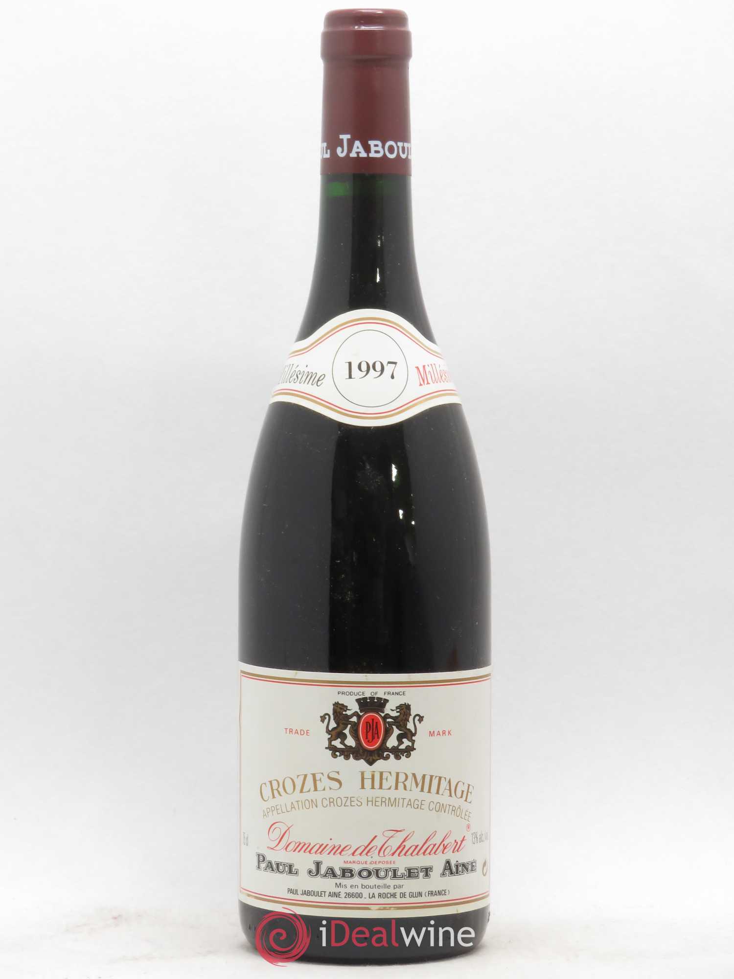 Crozes-Hermitage Domaine de Thalabert Paul Jaboulet Ainé 1997 - Lot de 1 bouteille - 0