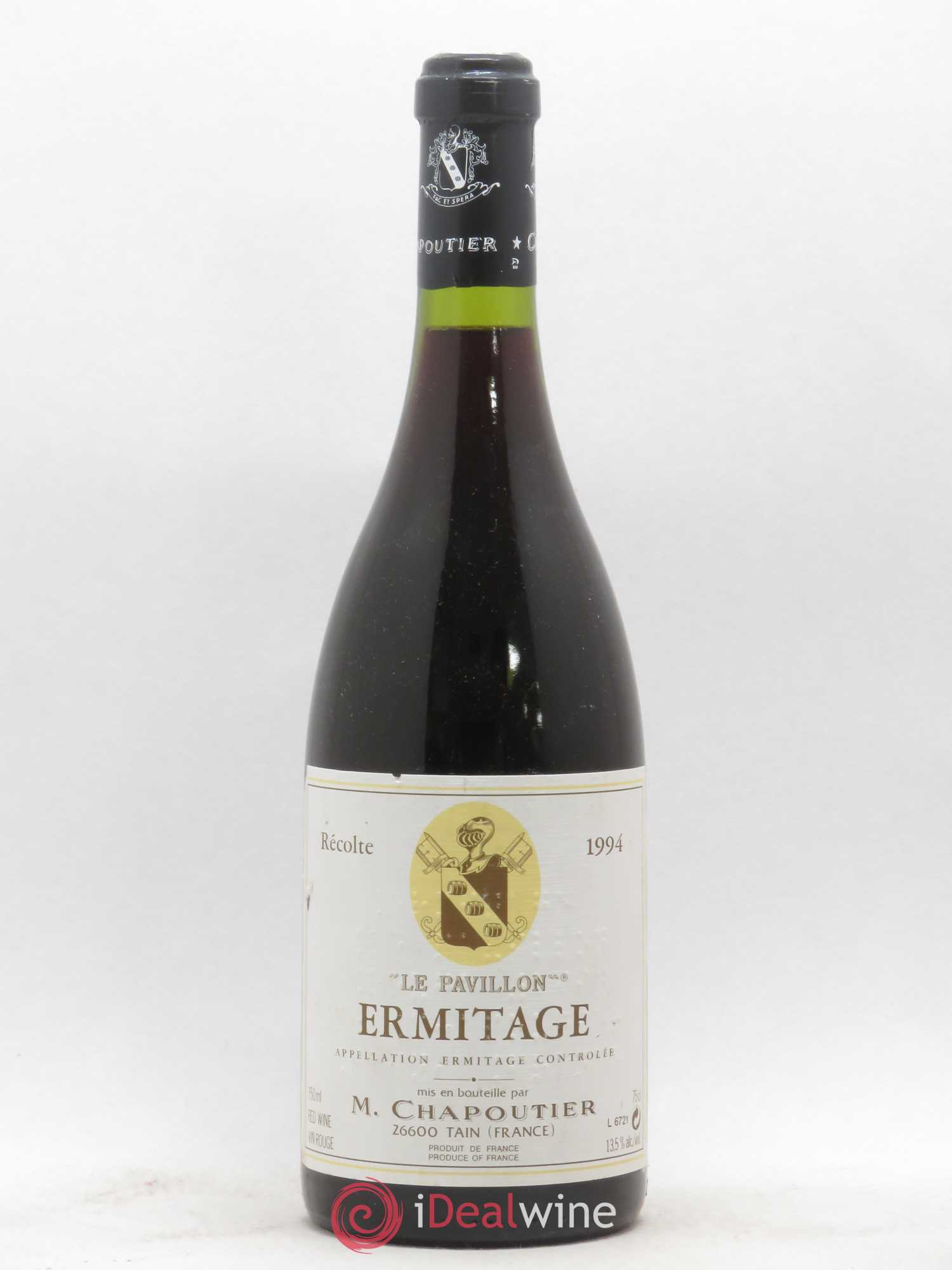 Hermitage Ermitage Le Pavillon Chapoutier 1994 - Lot de 1 bouteille - 0
