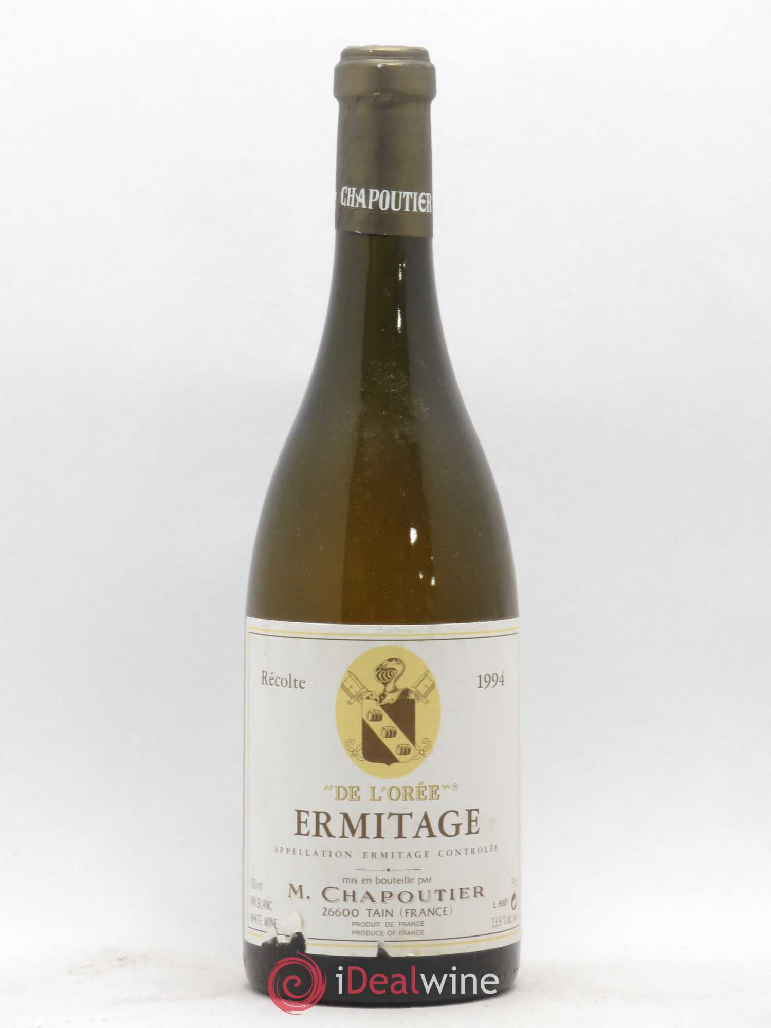 Hermitage Ermitage de l'Orée Chapoutier 1994 - Posten von 1 Flasche - 0