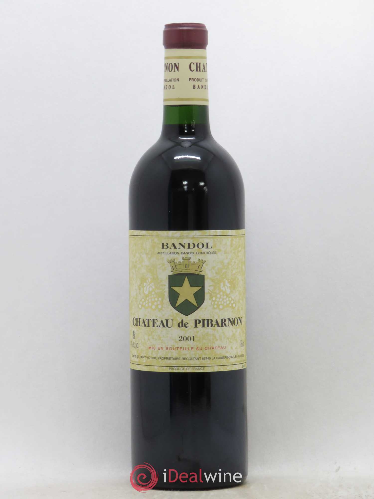 Bandol Château de Pibarnon Comte de Saint-Victor 2001 - Lot de 1 bouteille - 0
