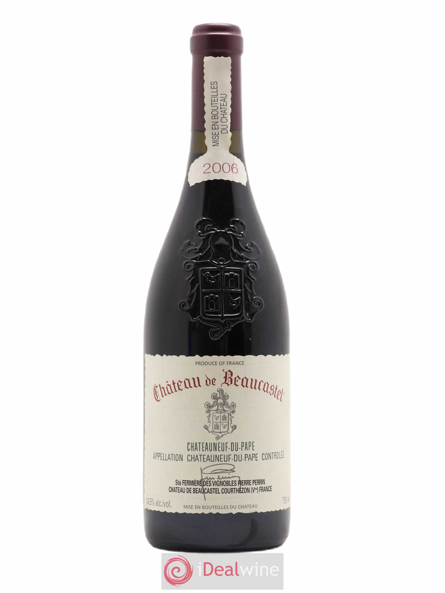 Châteauneuf-du-Pape Château de Beaucastel Famille Perrin 2006 - Lot de 1 bouteille - 0