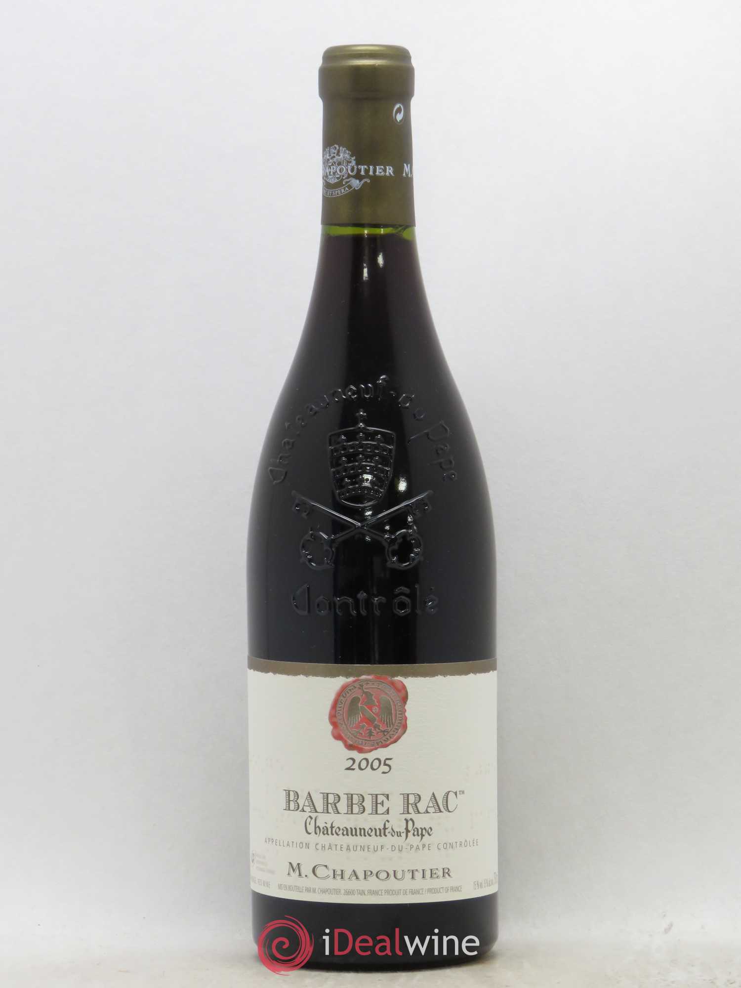 Châteauneuf-du-Pape Barbe Rac Chapoutier 2005 - Lot de 1 bouteille - 0