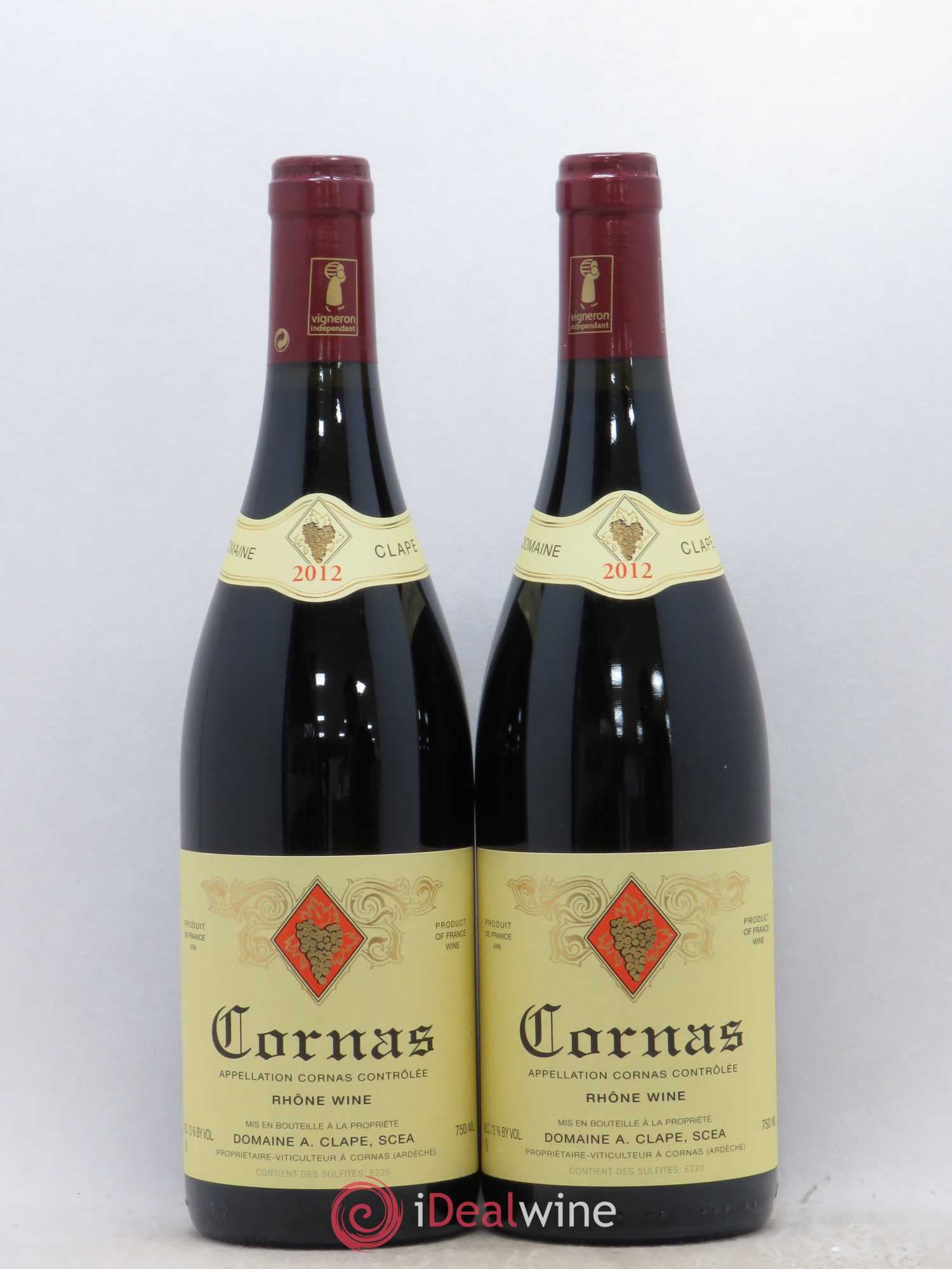 Cornas Auguste Clape 2012 - Lot de 2 bouteilles - 0