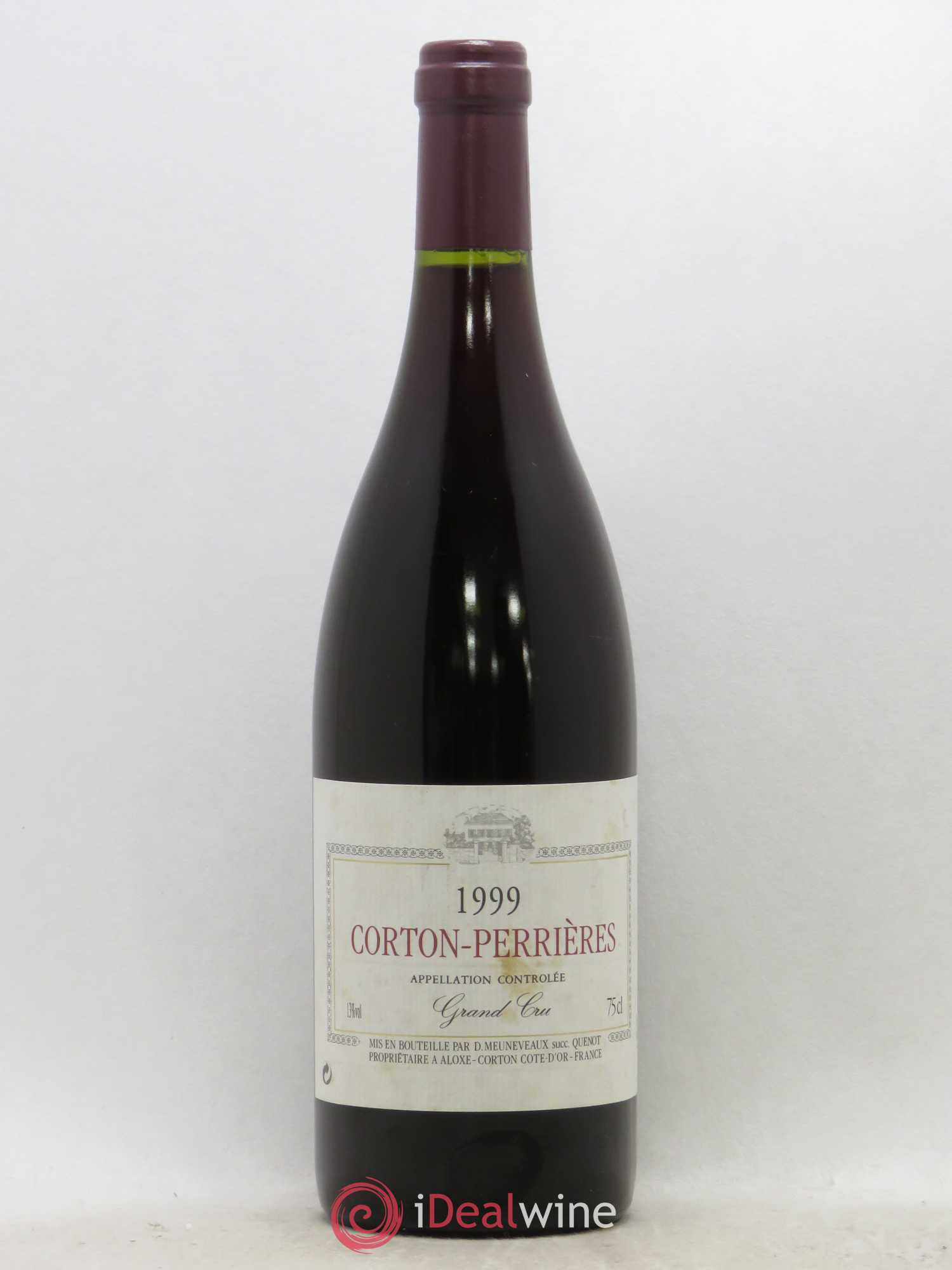 Corton Grand Cru Perrières D. Meuneveaux 1999 - Posten von 1 Flasche - 0