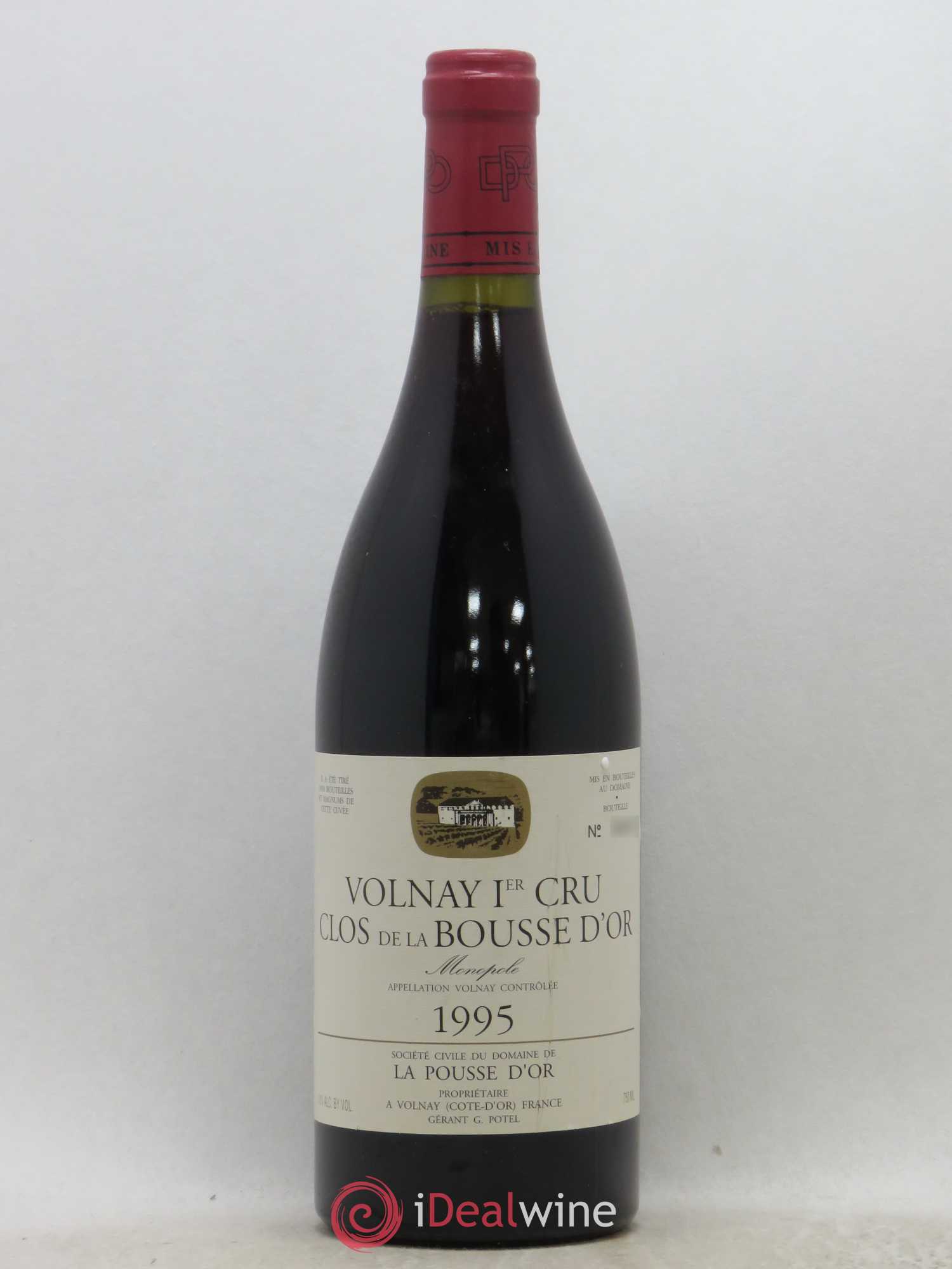 Volnay 1er Cru Clos de la Bousse d'Or La Pousse d'Or (Domaine de) 1995 - Lot de 1 bouteille - 0